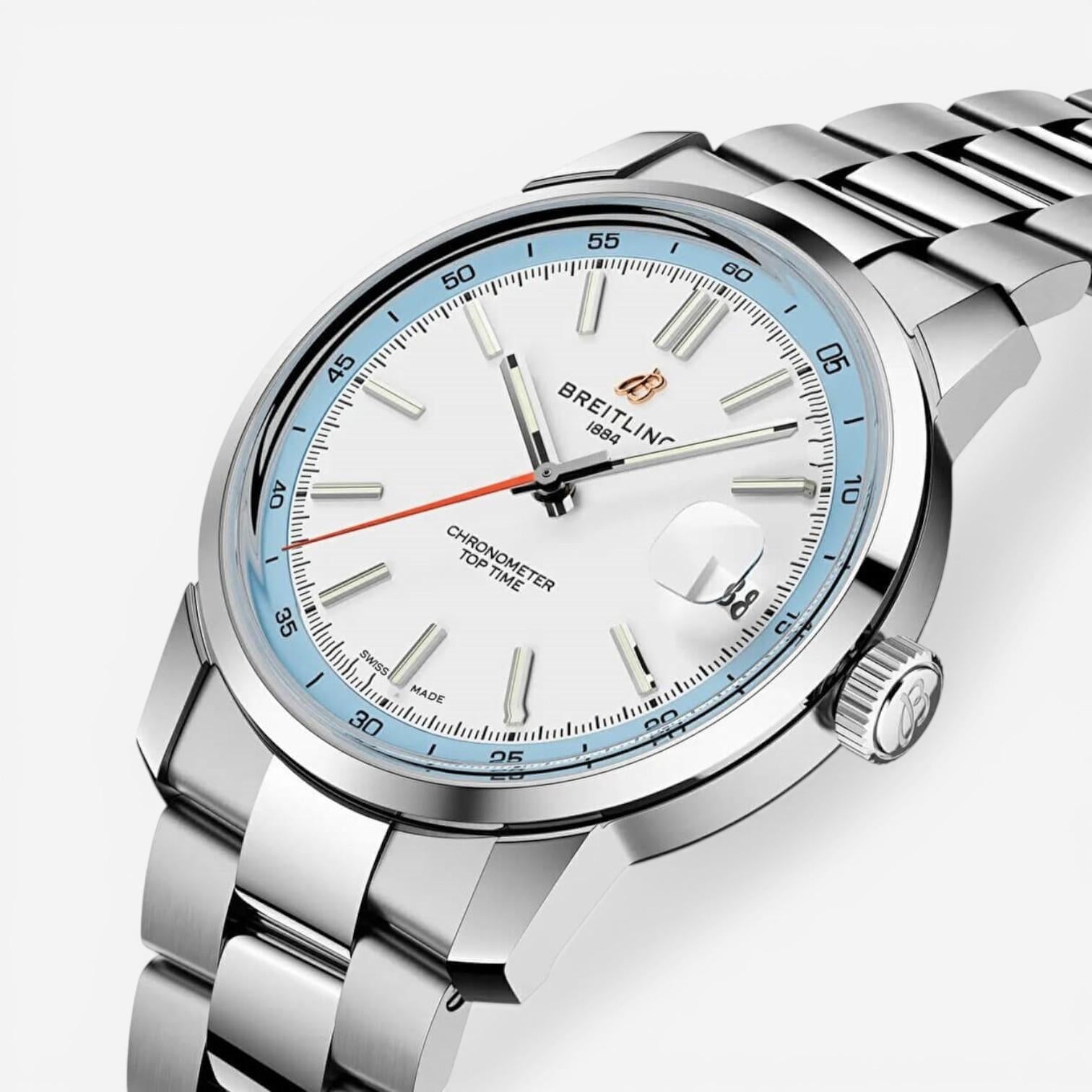 Breitling Top Time B31 Stainless Steel Automatic Men's Watch AB3113281A1A1 — view 2