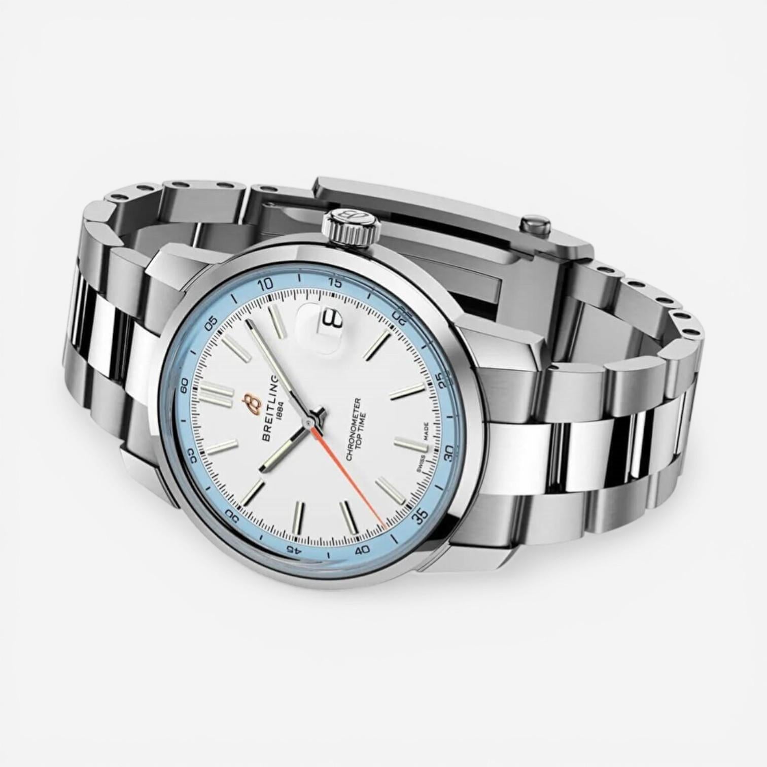 Breitling Top Time B31 Stainless Steel Automatic Men's Watch AB3113281A1A1 — view 3