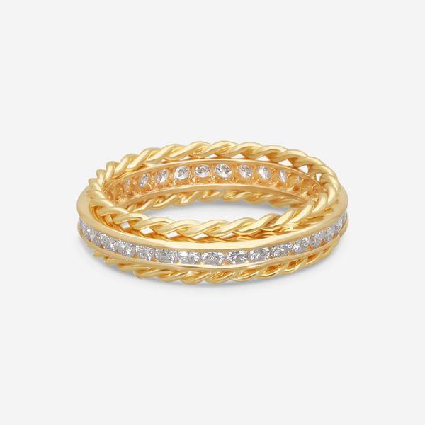 Suna 14K Yellow Gold Wedding Band Ring Sz. 6 W1/2YY-TGW