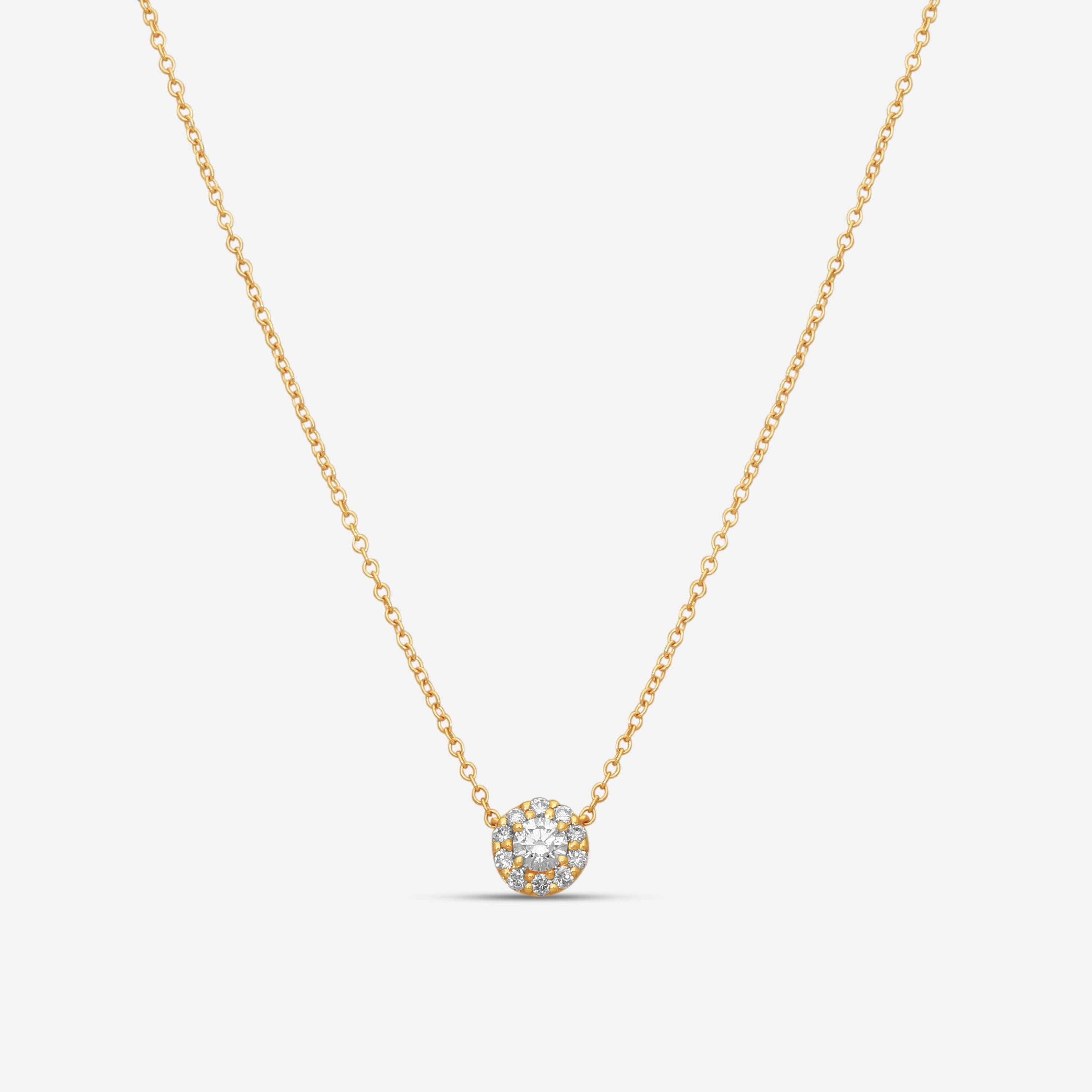 Suna 18K Rose Gold Diamond Pendant Necklace N7567PG50