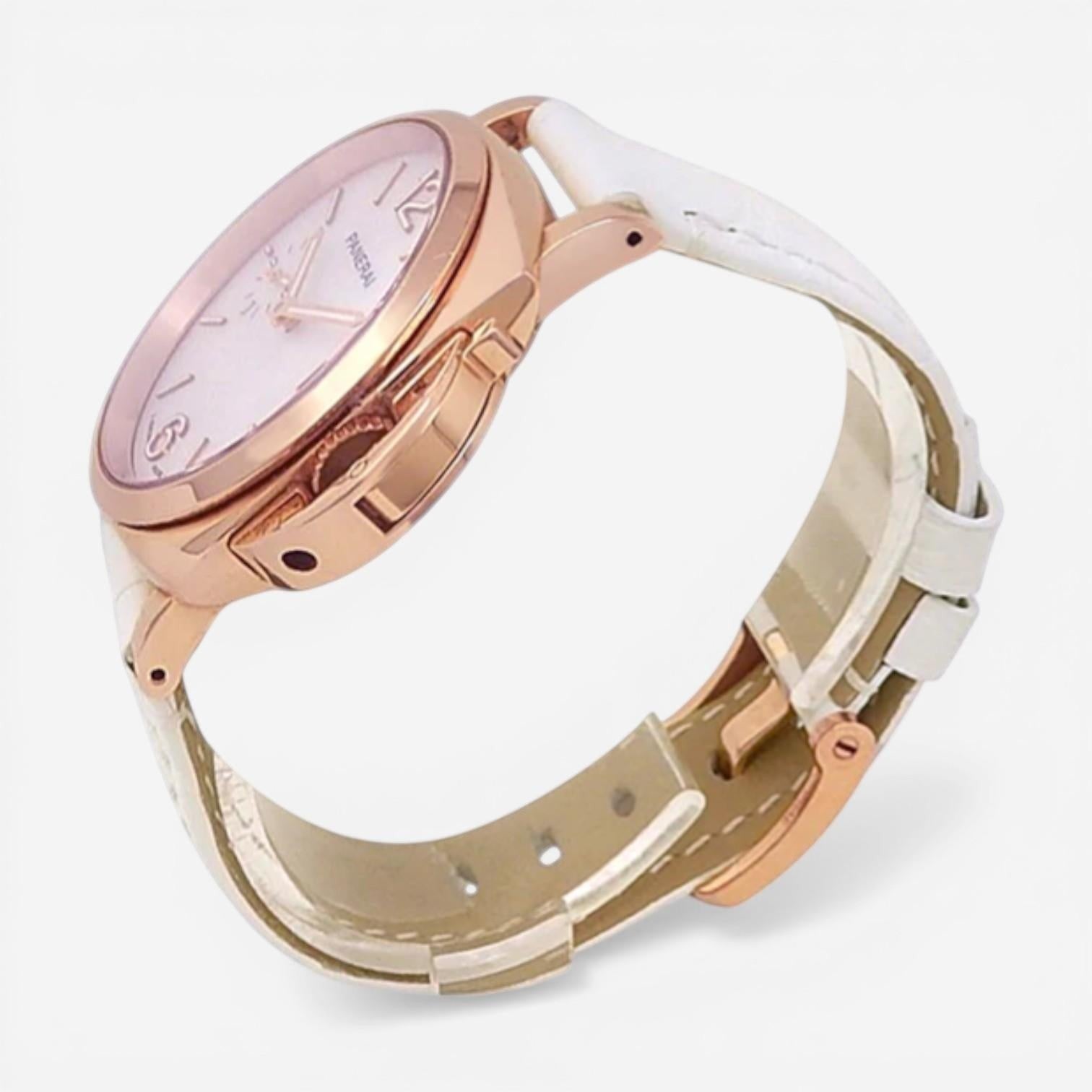 Panerai Luminor Due Goldtech 18K Rose Gold Automatic Ladies Watch PAM01280 — view 2