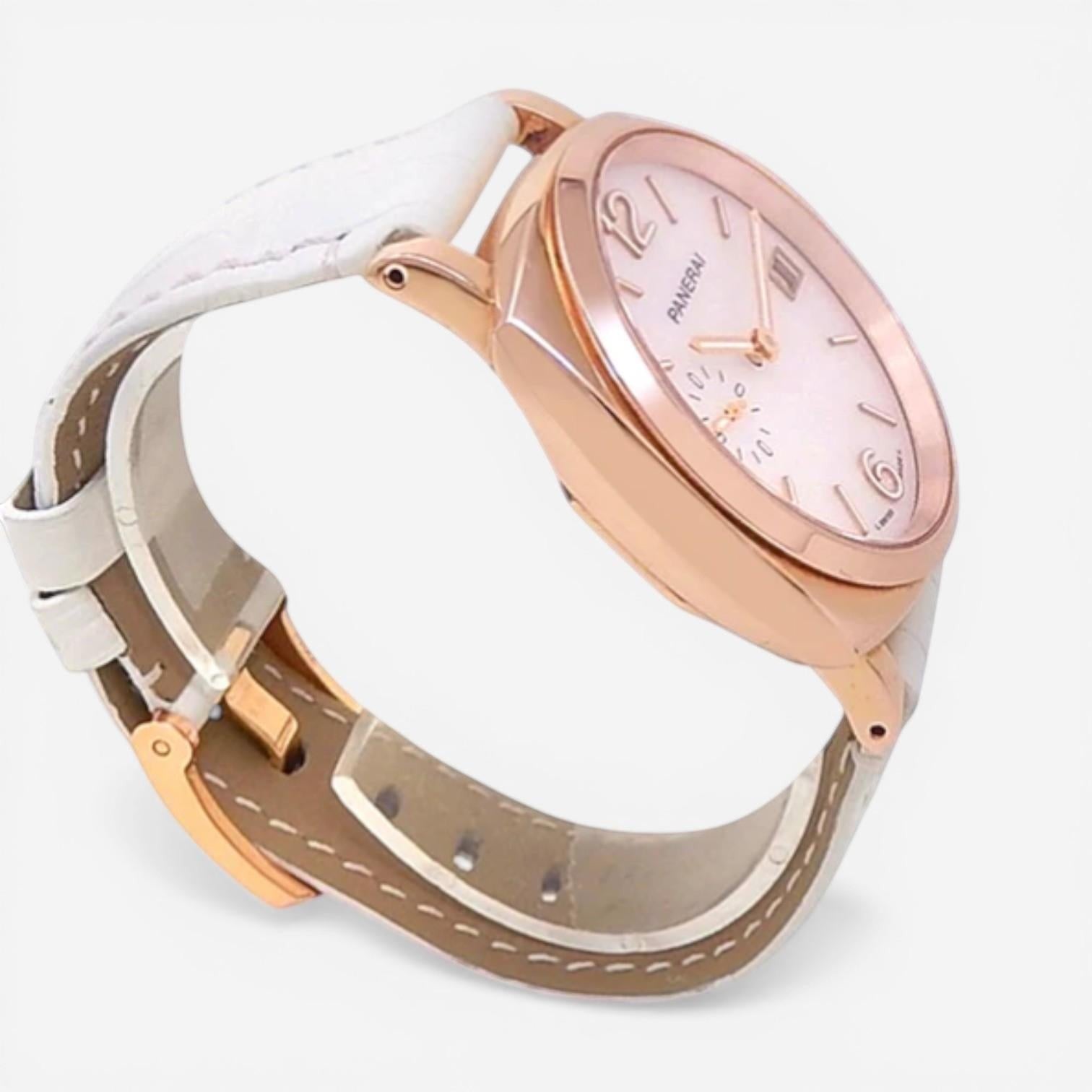 Panerai Luminor Due Goldtech 18K Rose Gold Automatic Ladies Watch PAM01280 — view 3