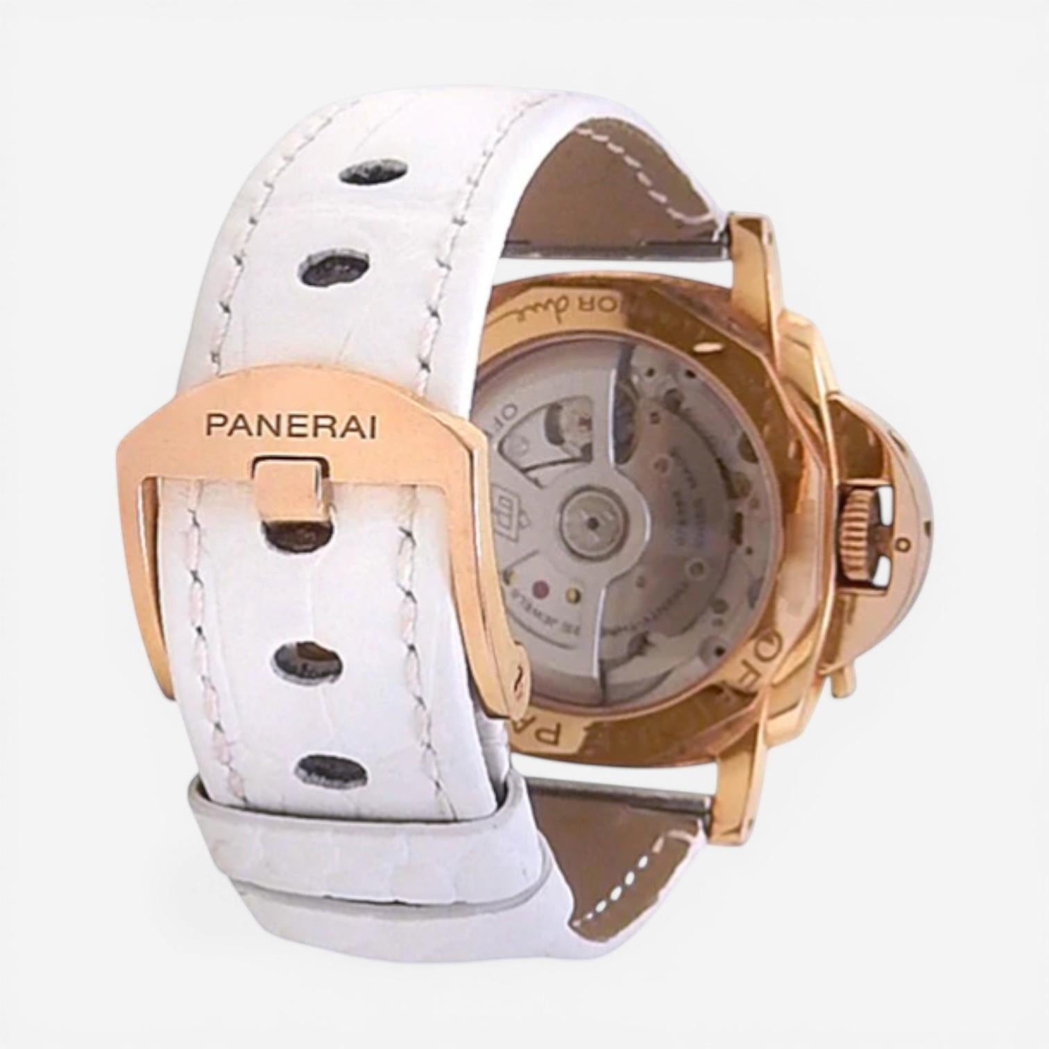 Panerai Luminor Due Goldtech 18K Rose Gold Automatic Ladies Watch PAM01280 — view 4