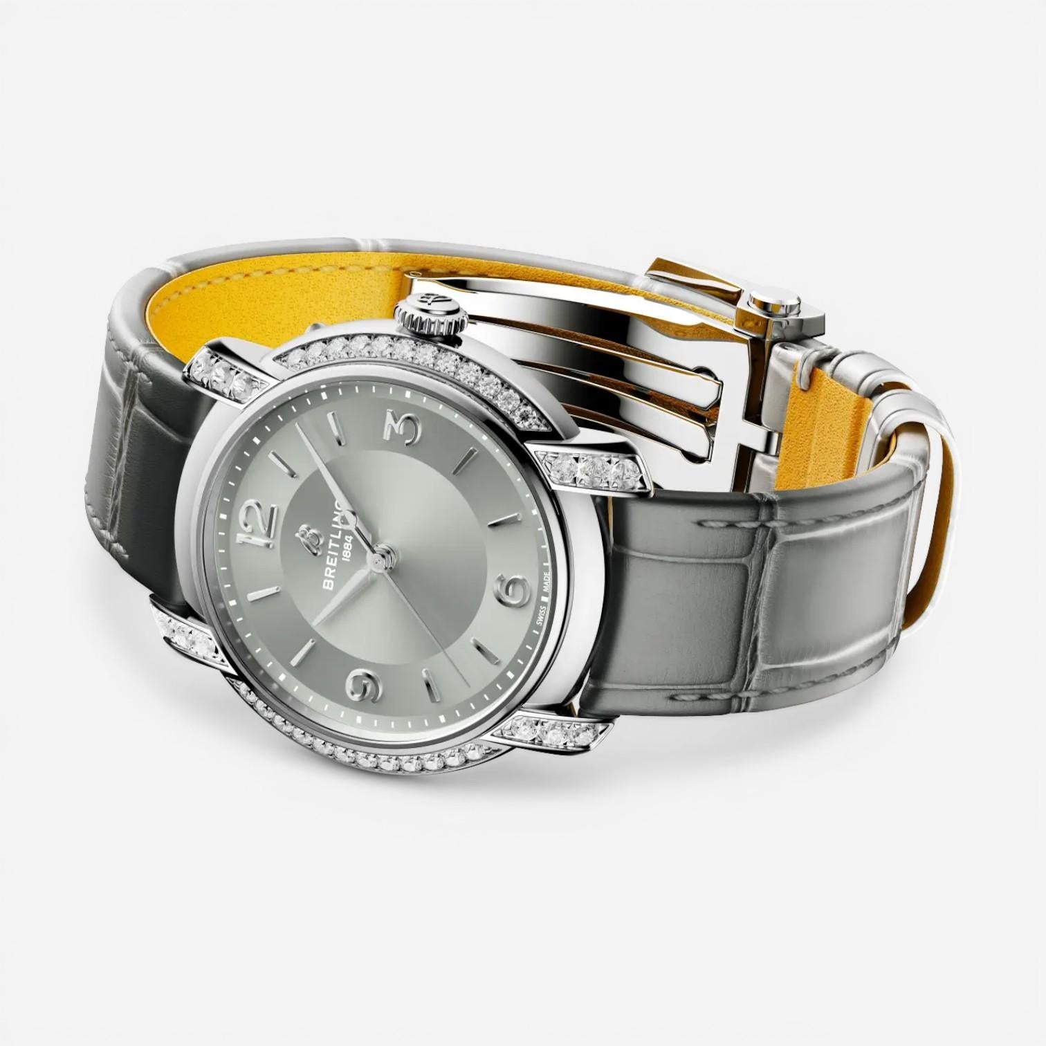 Breitling Premier Stainless Steel Automatic Ladies Watch A10310671M1P1 — view 3