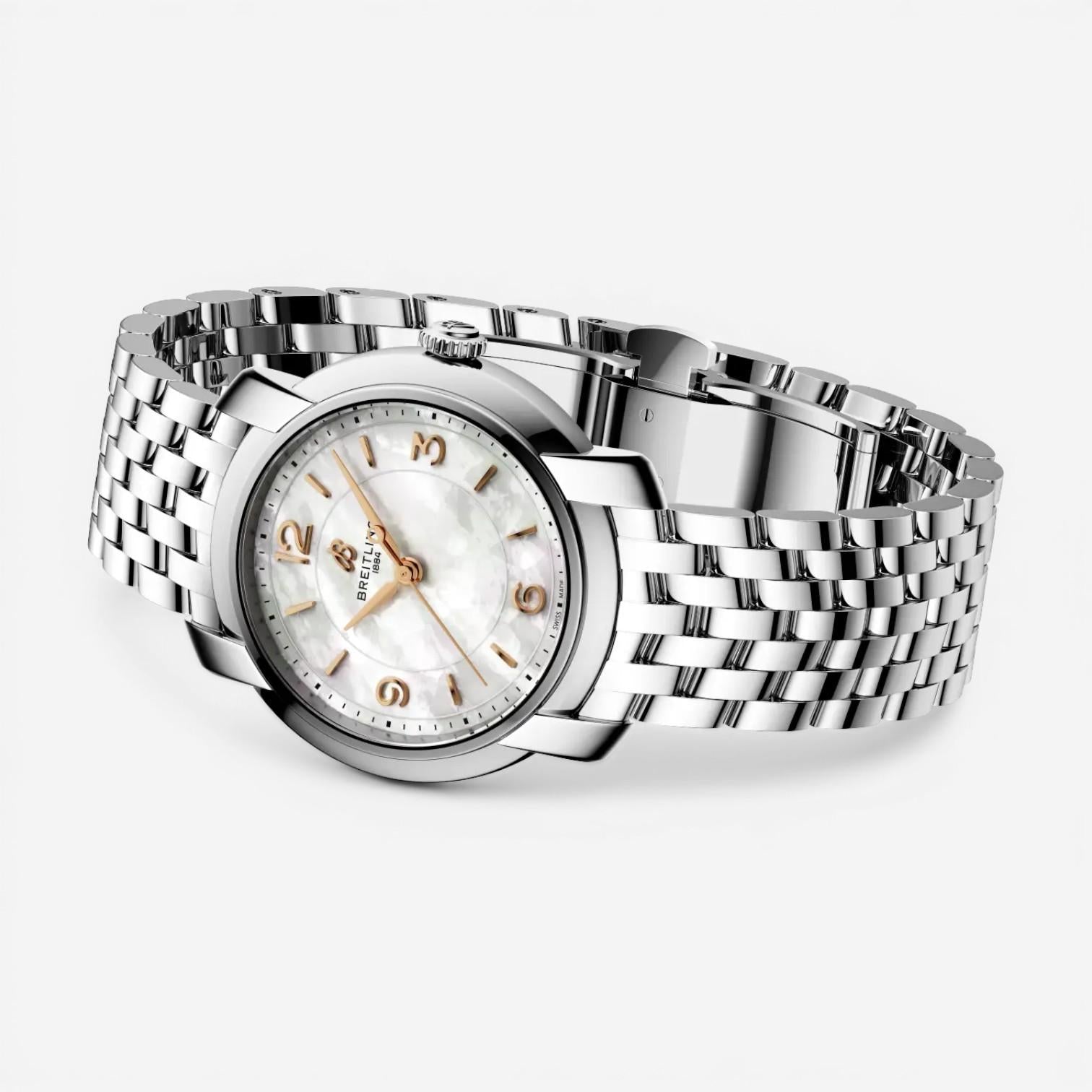 Breitling Premier Stainless Steel Quartz Ladies Watch A77330121A2A1 — view 3
