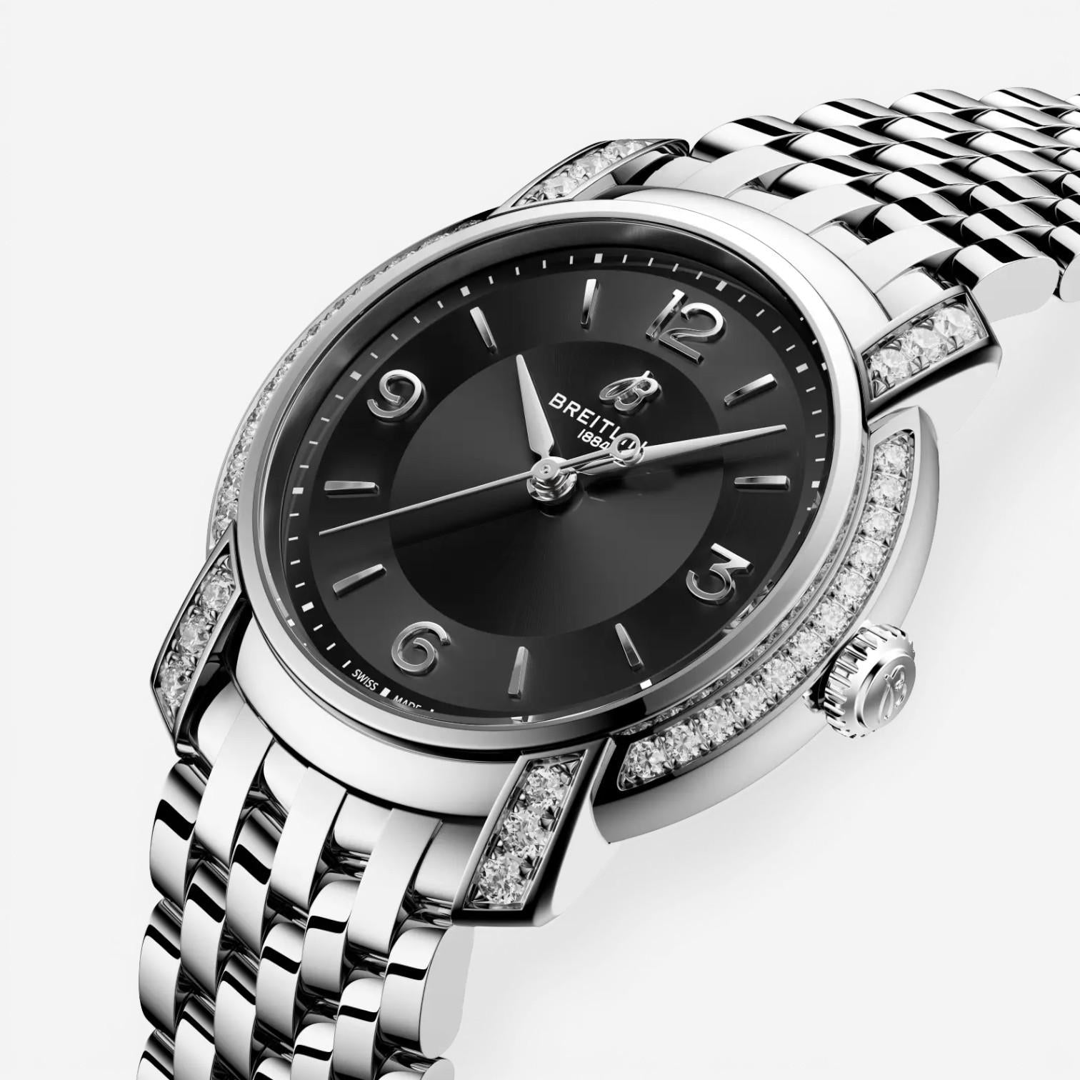 Breitling Premier Stainless Steel Quartz Ladies Watch A77330671B1A1 — view 2
