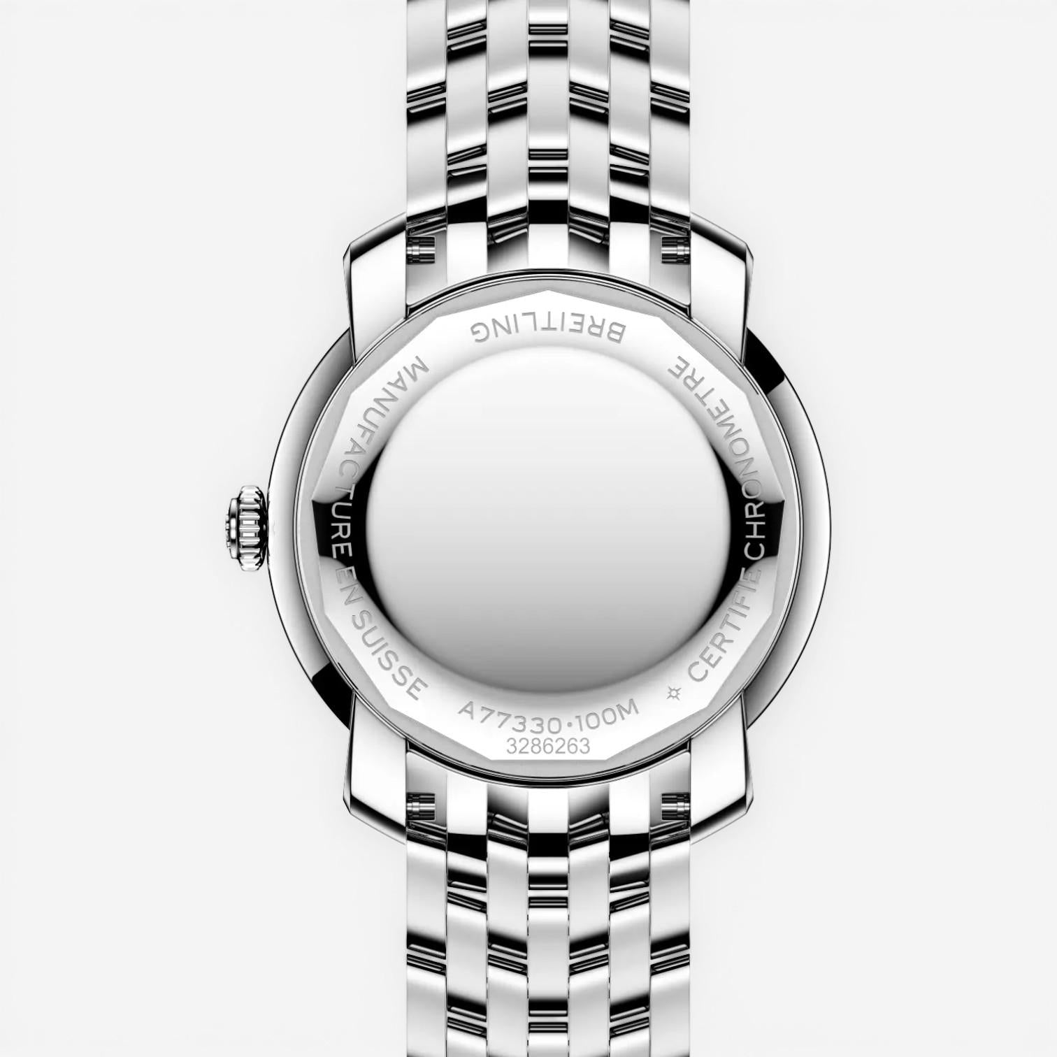 Breitling Premier Stainless Steel Quartz Ladies Watch A77330671B1A1 — view 4