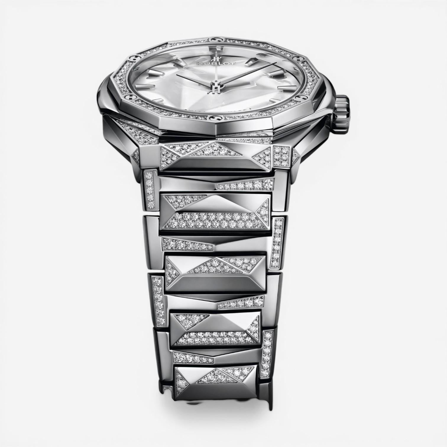 Hublot Classic Fusion Orlinski Titanium Diamond Automatic Men's Watch 550.NS.220 — view 2