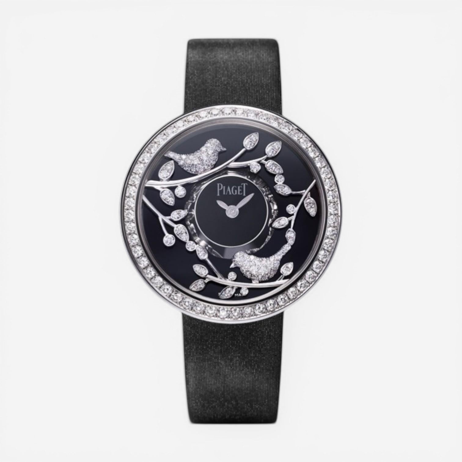 Piaget Limelight Garden Party 18K White Gold Diamond Quartz Ladies Watch G0A3616