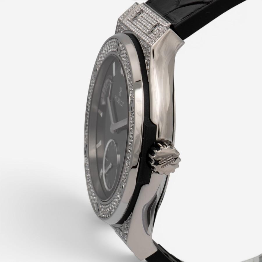 Hublot Classic Fusion Power Reserve Titanium Diamond Manual Wind Men's Watch 516 — view 2