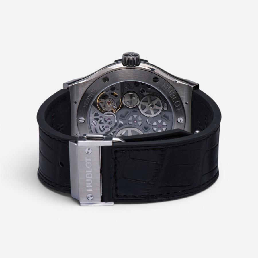 Hublot Classic Fusion Power Reserve Titanium Diamond Manual Wind Men's Watch 516 — view 3