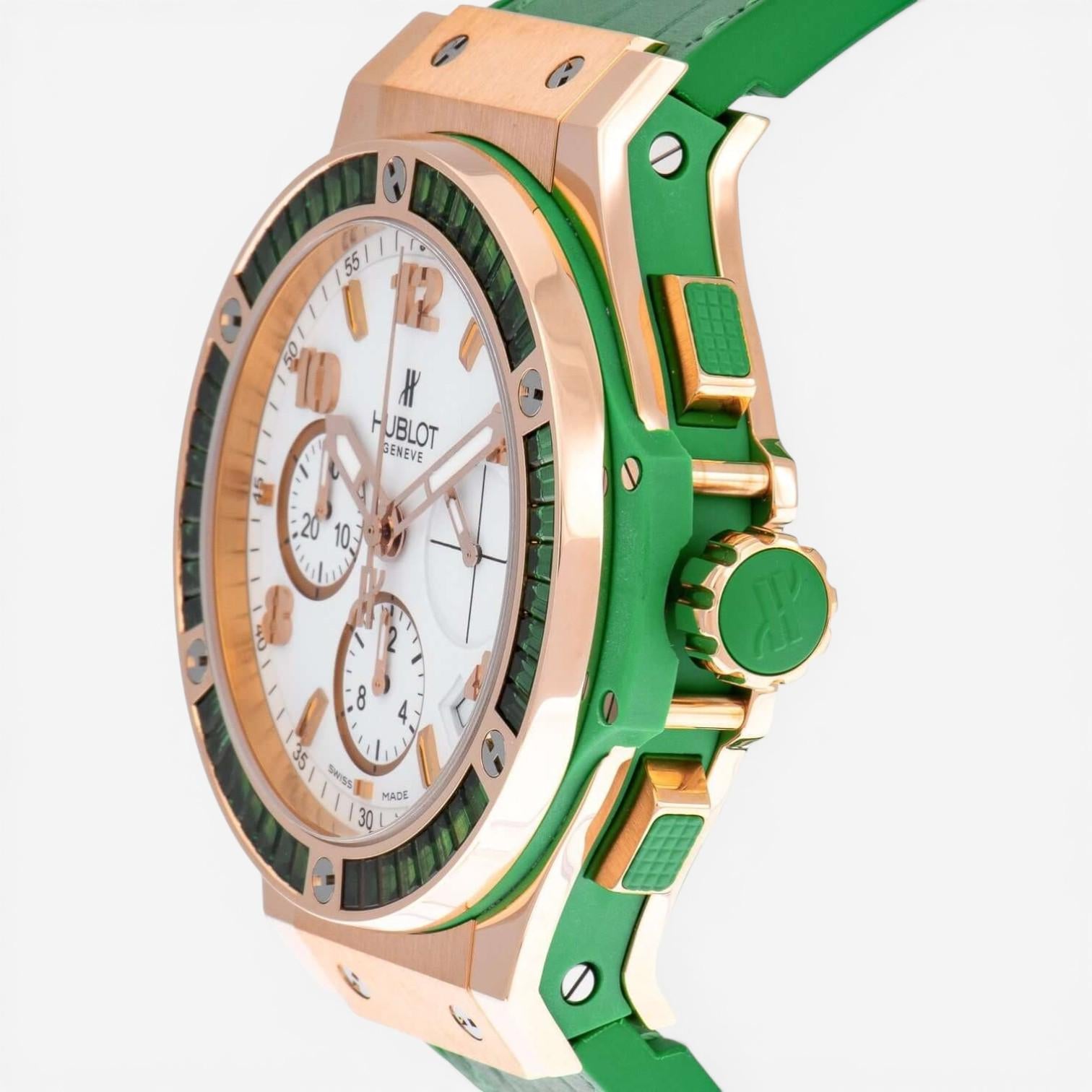 Hublot Big Bang Tutti Frutti Chrono Apple 18K Rose Gold Tsavorite Automatic Ladies Watch 341.PG.2 — view 5