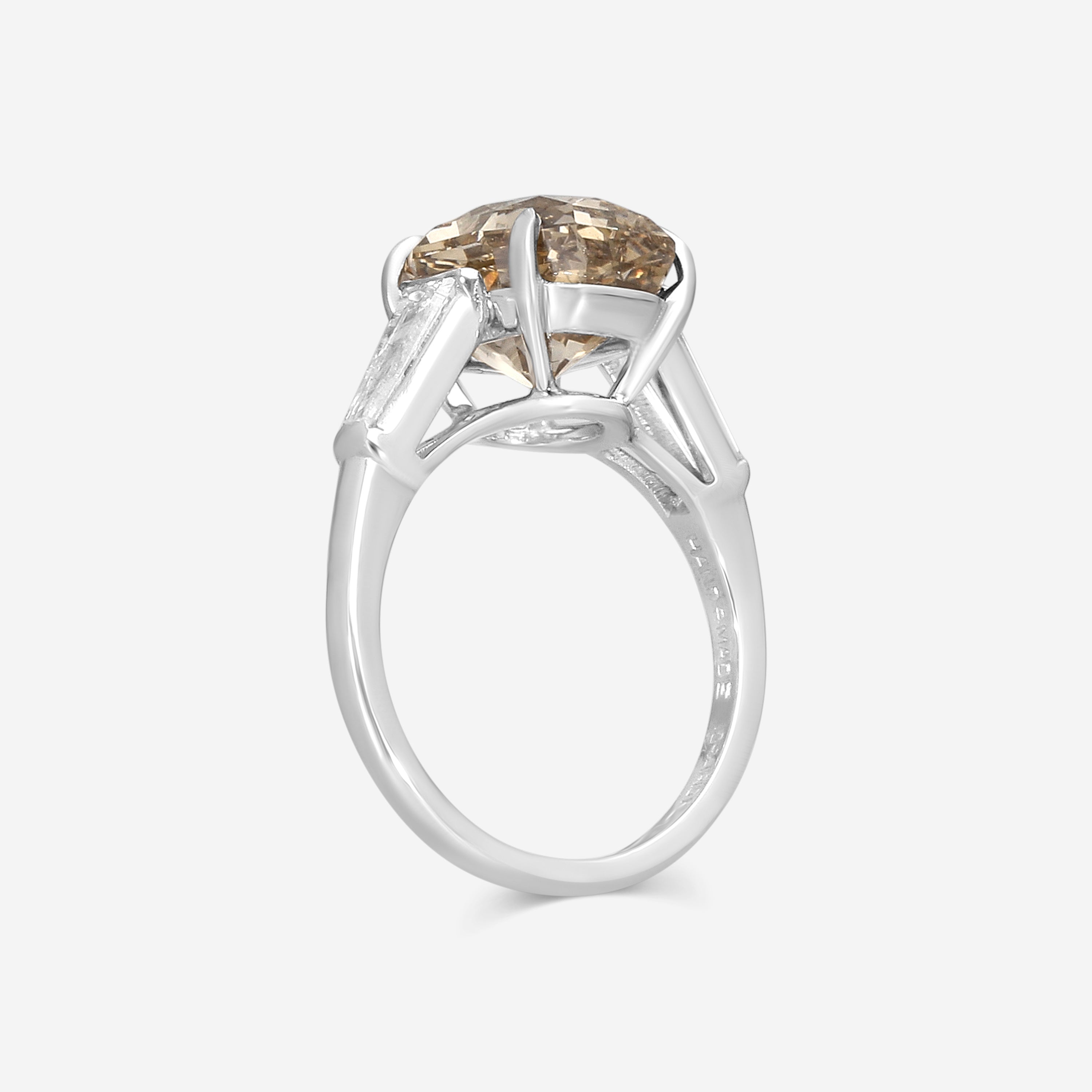 Assael Platinum Fancy Brown Diamond Statement Ring Sz. 5.5 R2945 — view 2