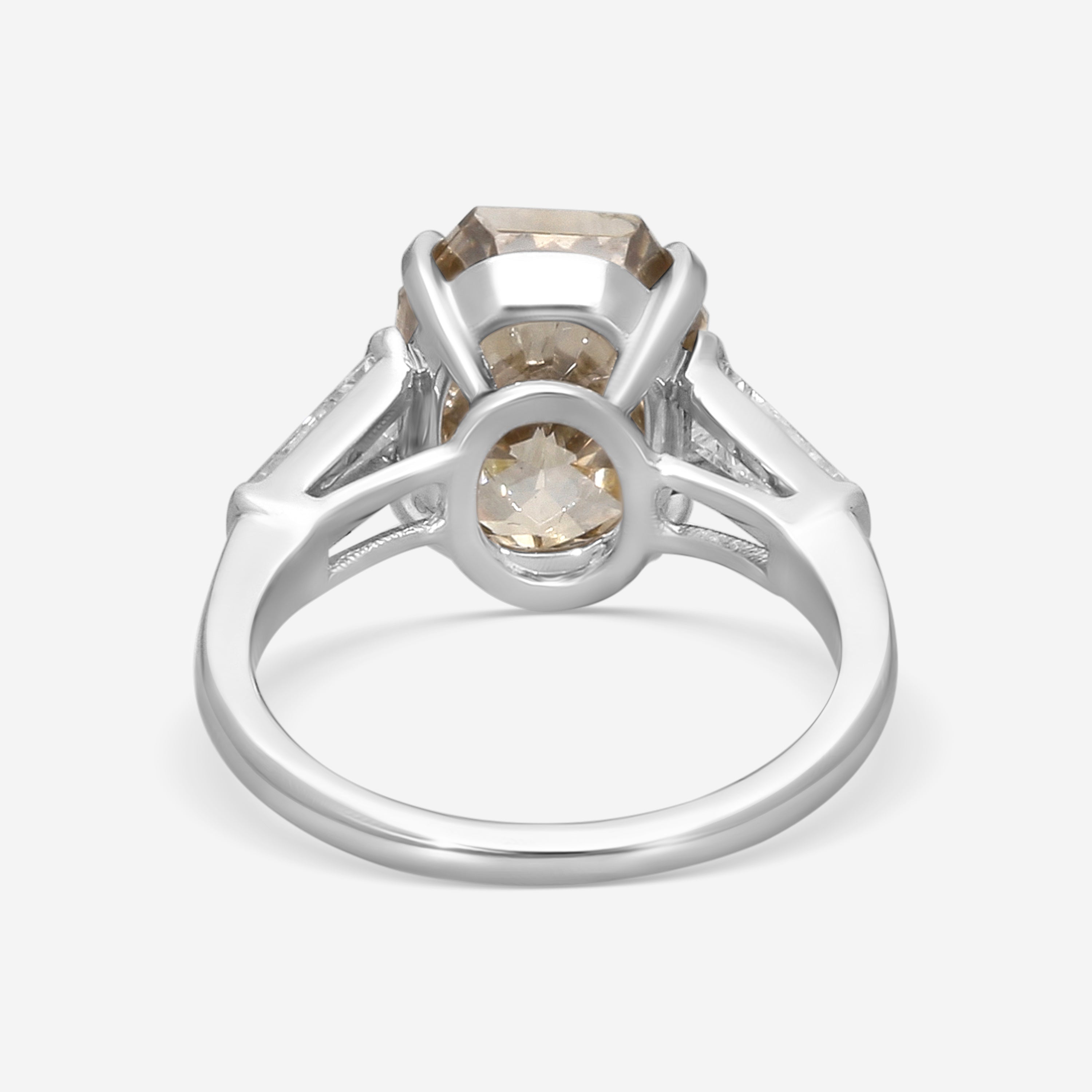 Assael Platinum Fancy Brown Diamond Statement Ring Sz. 5.5 R2945 — view 3