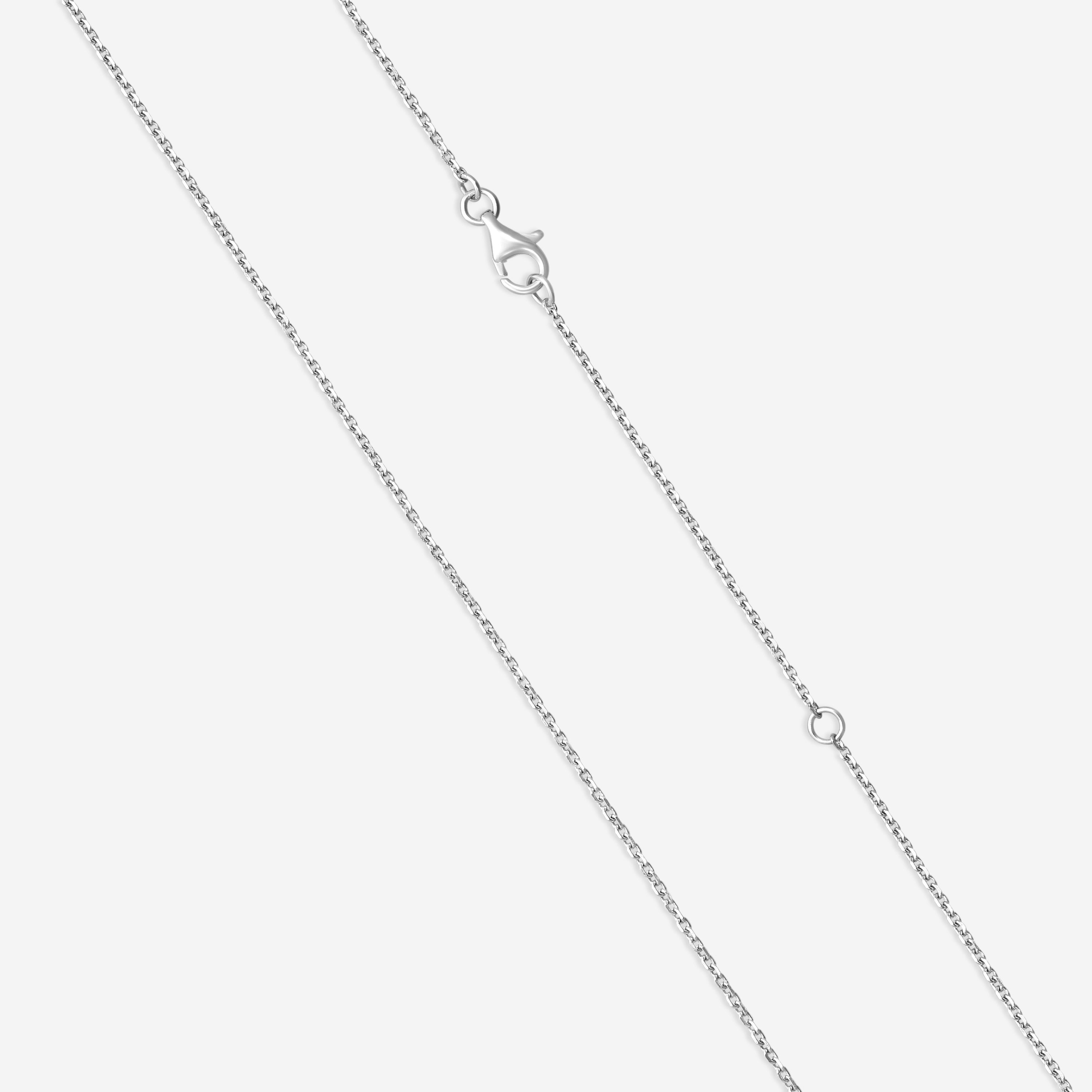 Assael 18K White Gold Diamond & Akoya Cultured Pearl Pendant Necklace P3690 — view 3