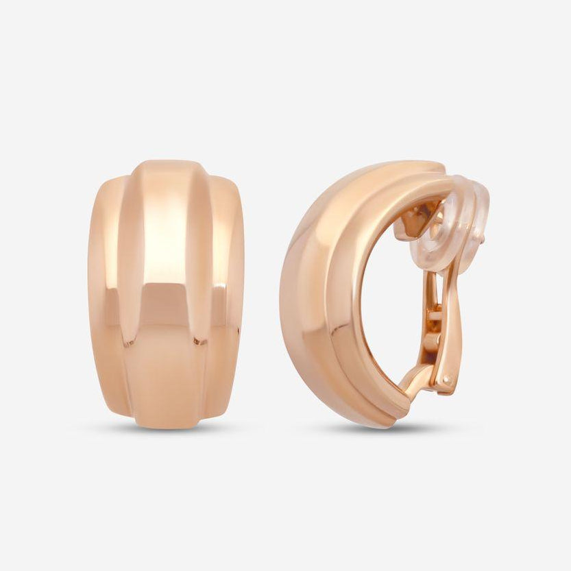 Chopard La Strada 18K Rose Gold Clip Earrings 849255-5001 — view 2