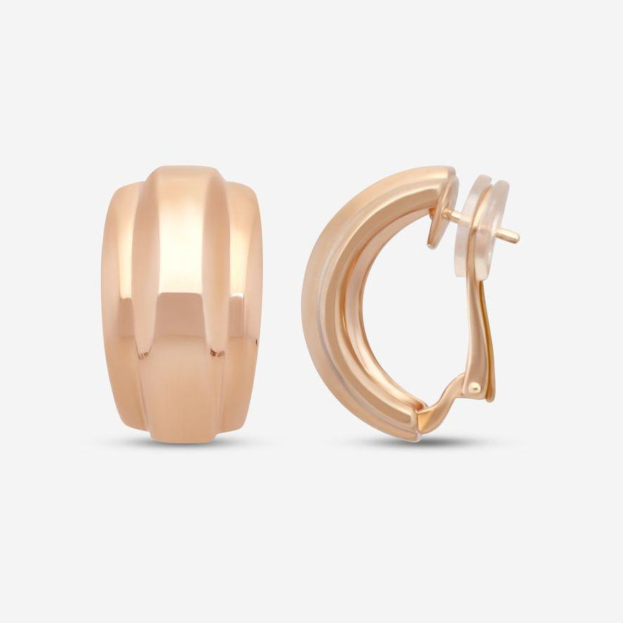 Chopard La Strada 18K Rose Gold Clip Earrings 849255-5001 — view 3