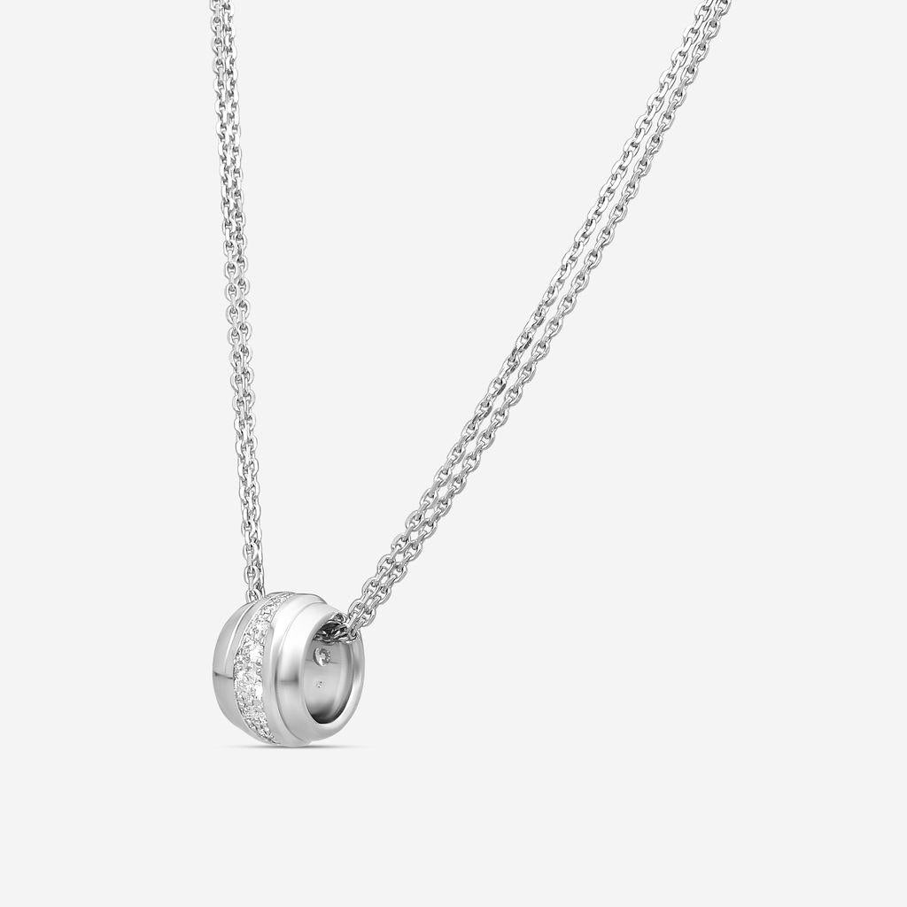 Chopard La Strada 18K White Gold Diamond Pendant Necklace 799399-1001 — view 2