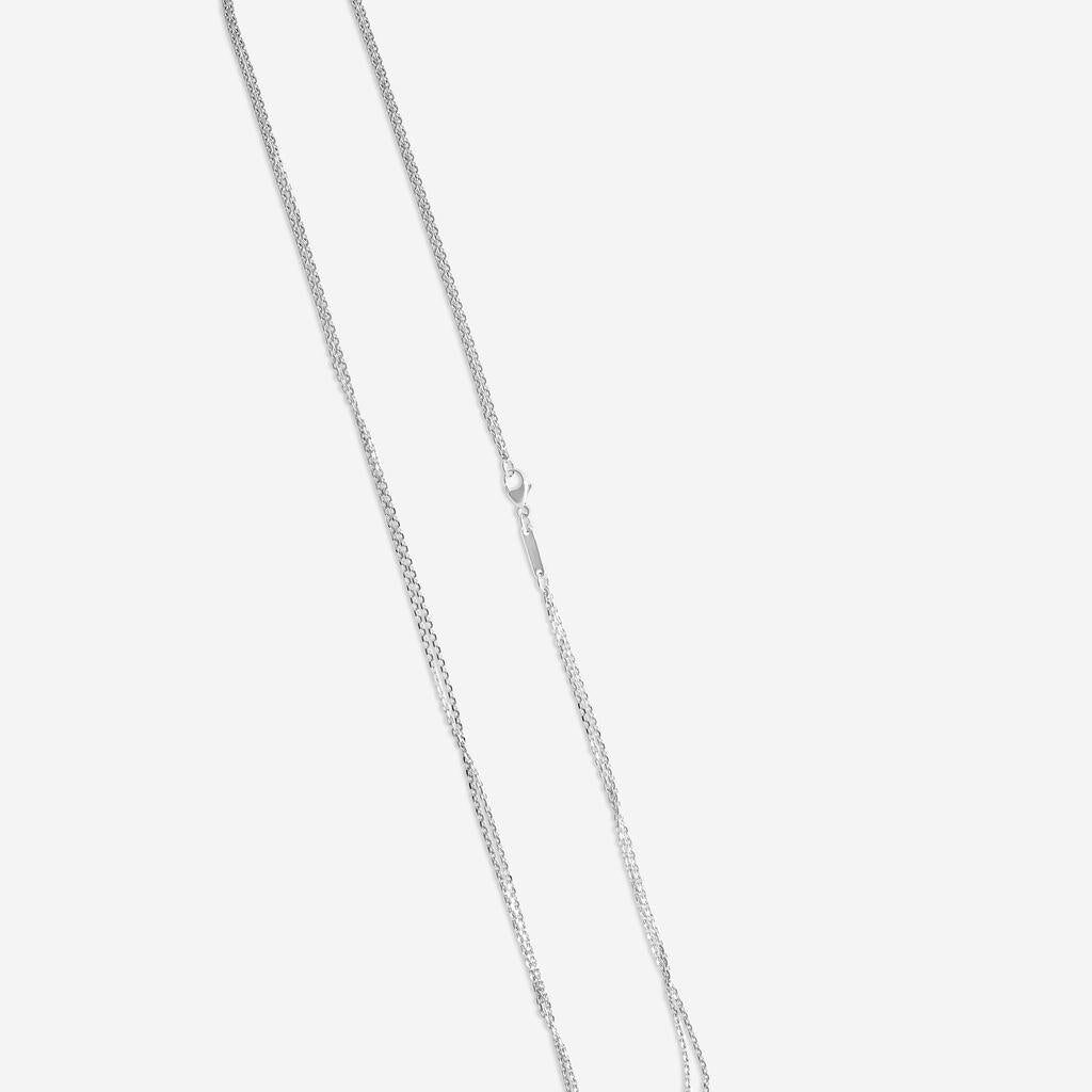 Chopard La Strada 18K White Gold Diamond Pendant Necklace 799399-1001 — view 3