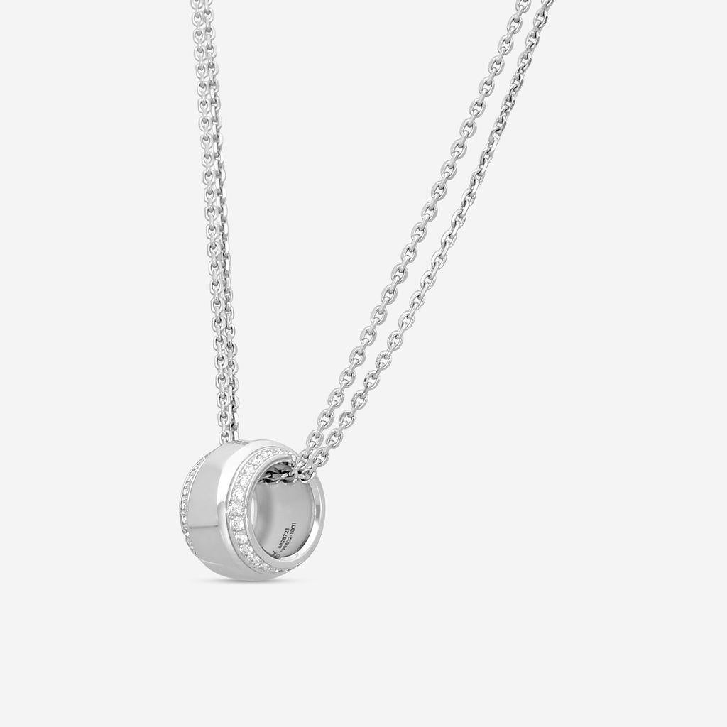 Chopard La Strada 18K White Gold Diamond Pendant Necklace 799402-1001 — view 2