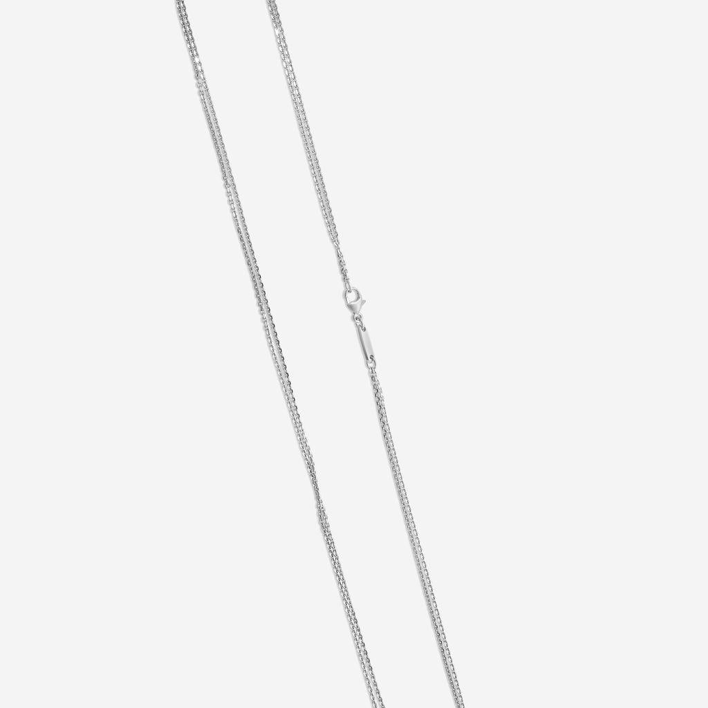 Chopard La Strada 18K White Gold Diamond Pendant Necklace 799402-1001 — view 3