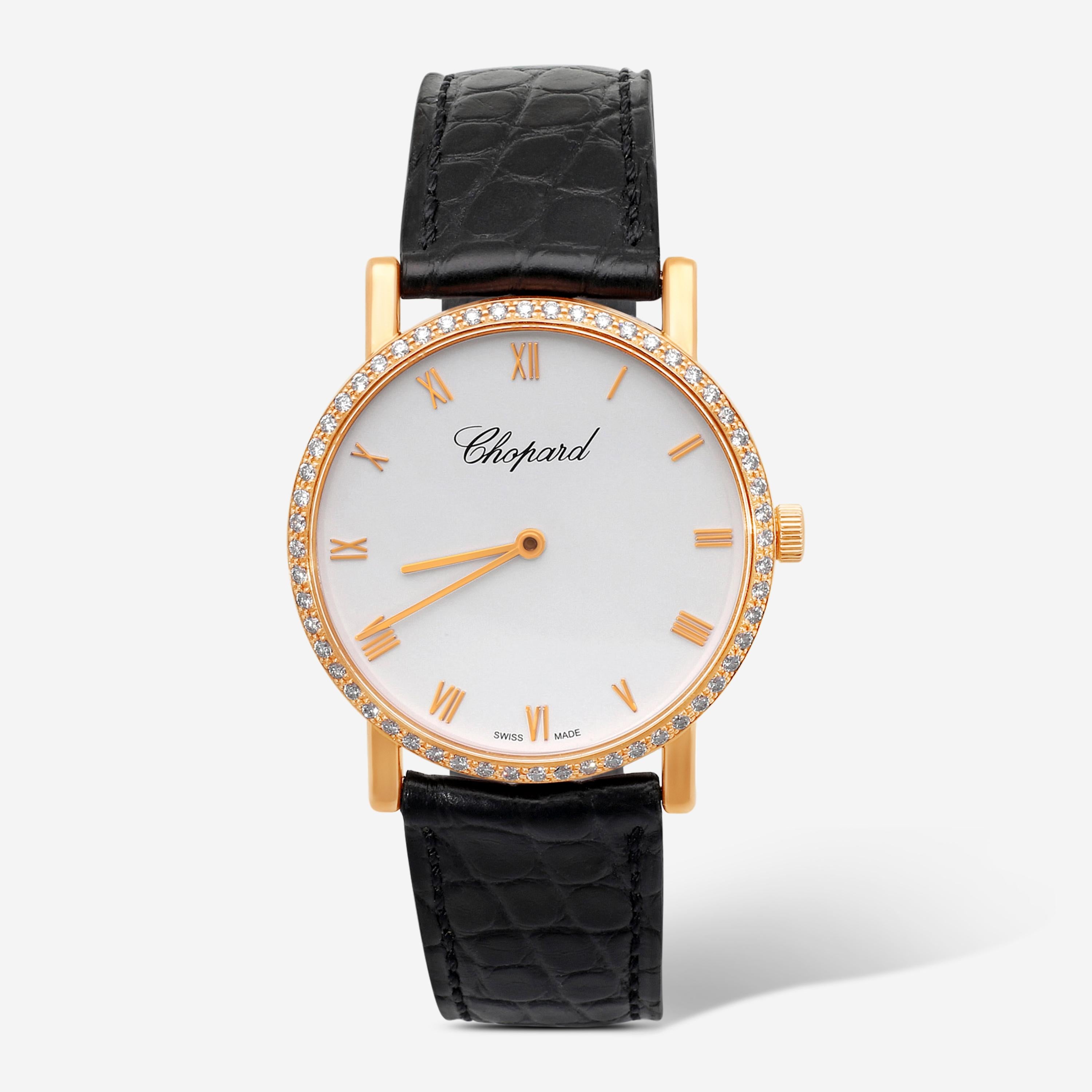 Chopard Classic 18K Rose Gold Diamond Automatic Ladies Watch 173154-5001