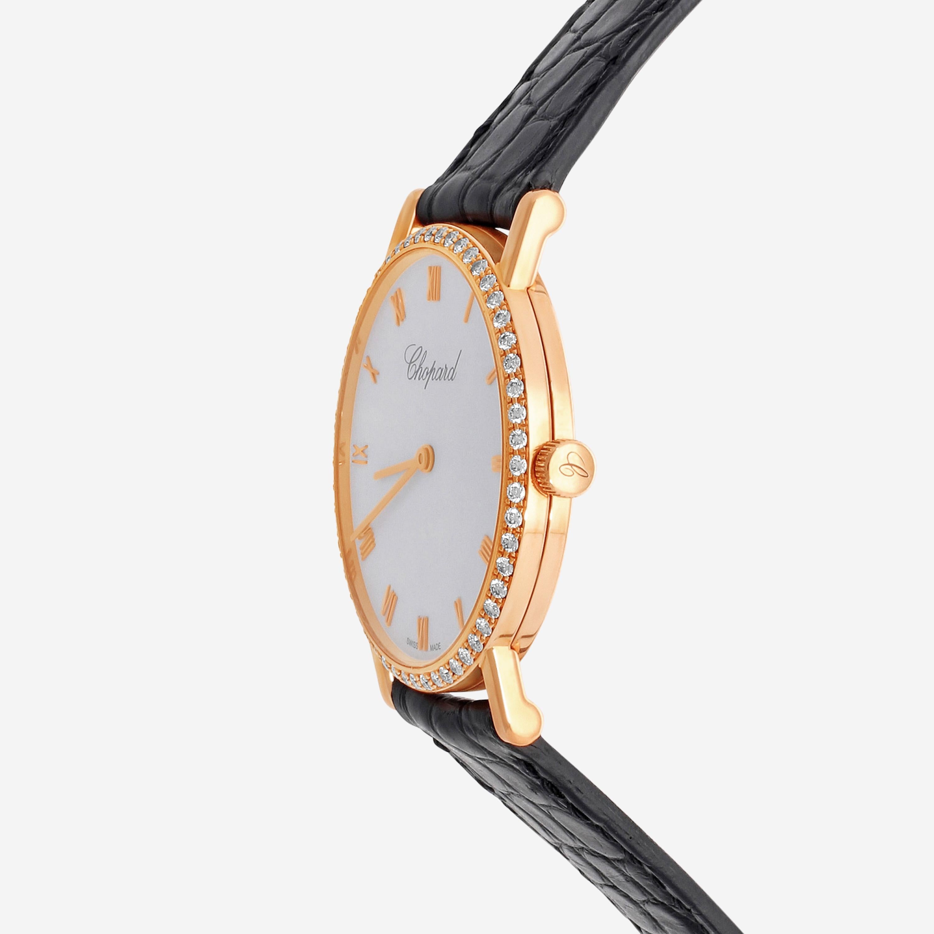 Chopard Classic 18K Rose Gold Diamond Automatic Ladies Watch 173154-5001 — view 2