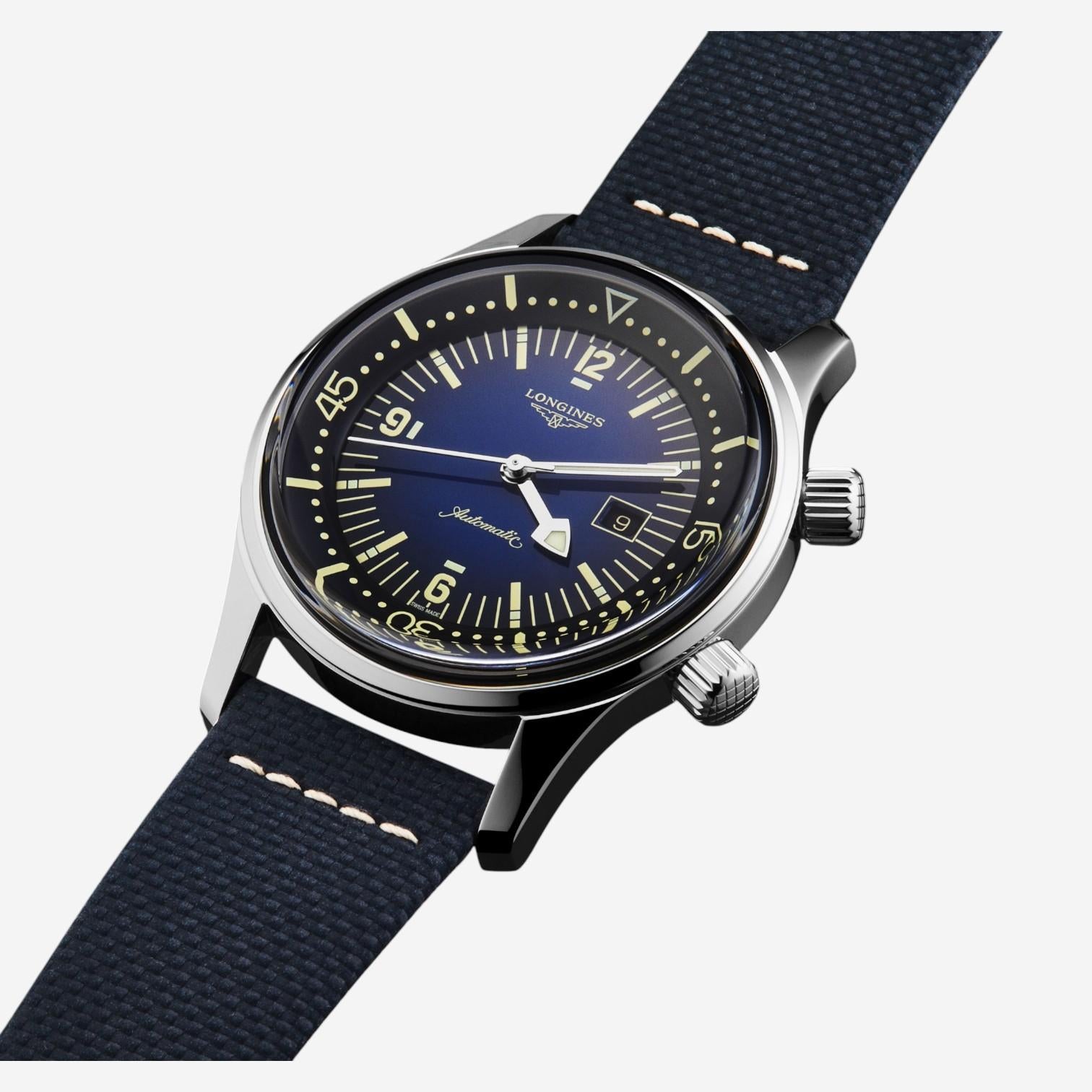 Longines Legend Diver Stainless Steel Automatic Men's Watch L3.374.4.90.2 — view 2
