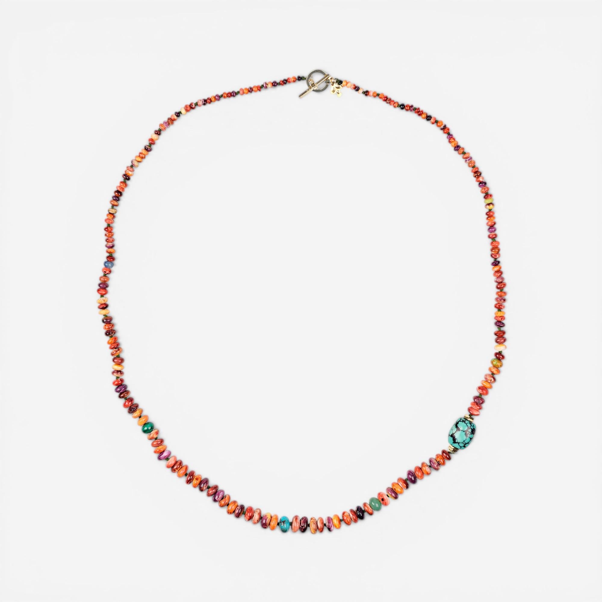 Peyote Bird Designs Satya 14K Yellow Gold Multi-Gemstone Necklace PB23N35