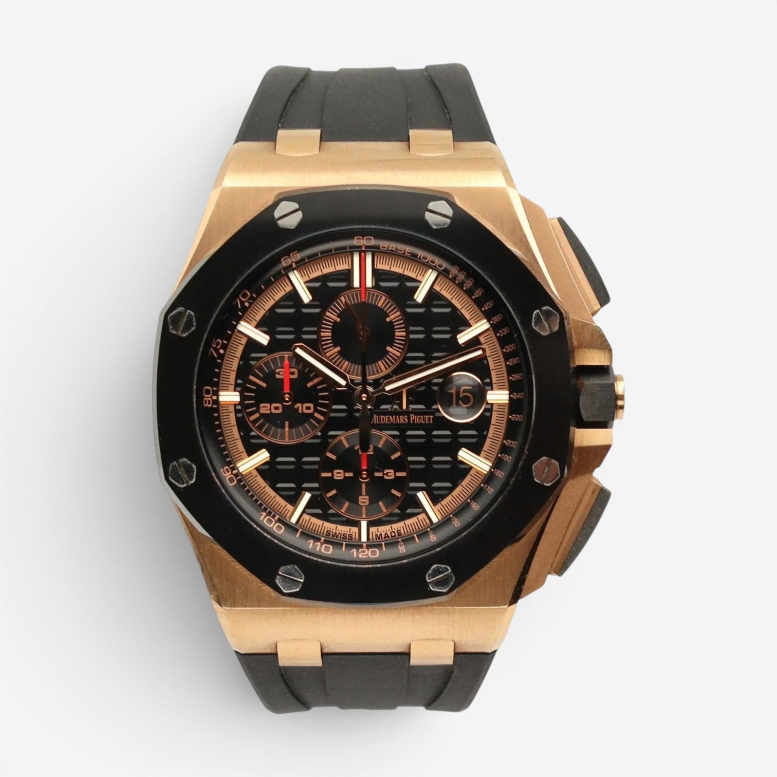 Audemars Piguet Royal Oak Offshore 18K Rose Gold Automatic Men's Watch 26401RO.O