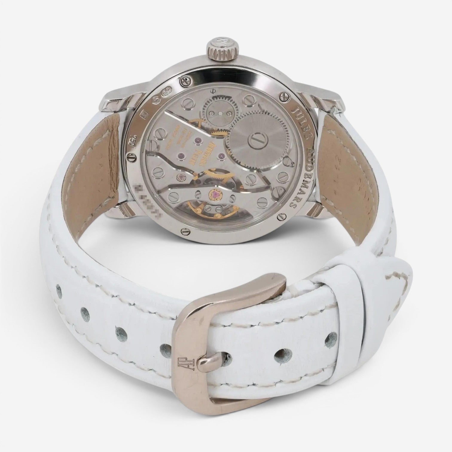 Audemars Piguet Jules 18K White Gold Diamond Manual Wind Ladies Watch 77228BC — view 4