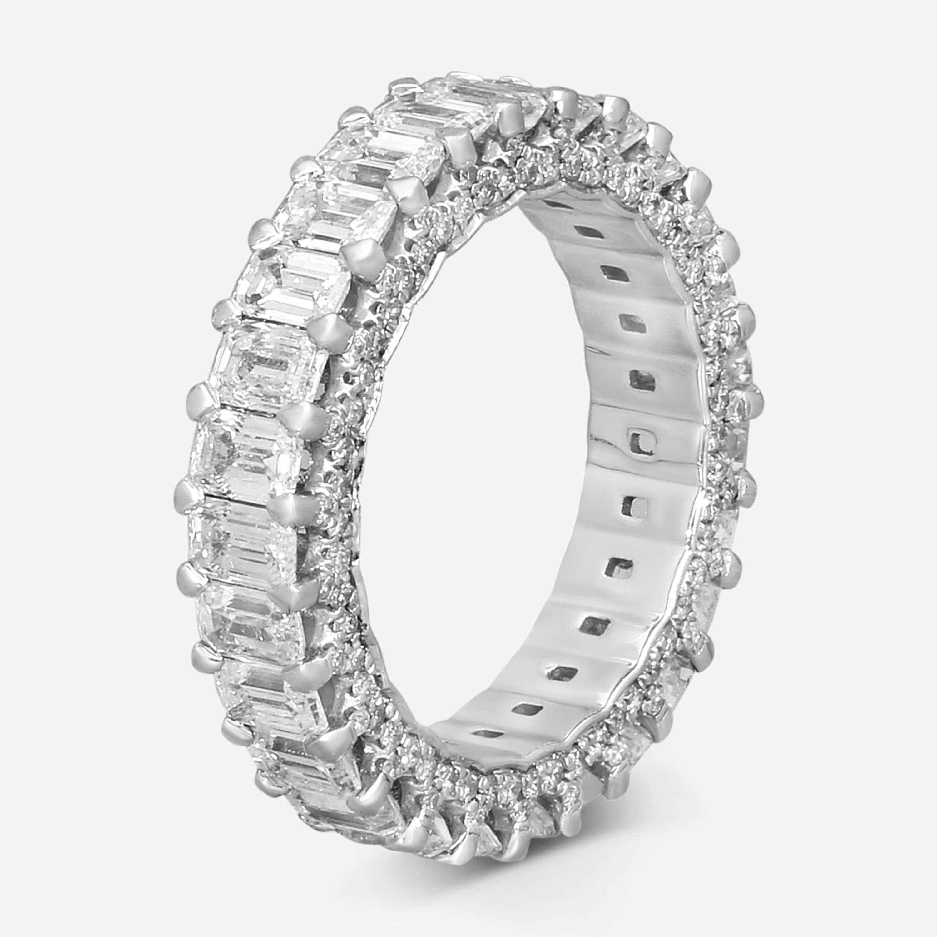 Cosibelli Wish 14K White Gold Diamond Band Ring Sz. 7 EDX/065528 — view 2