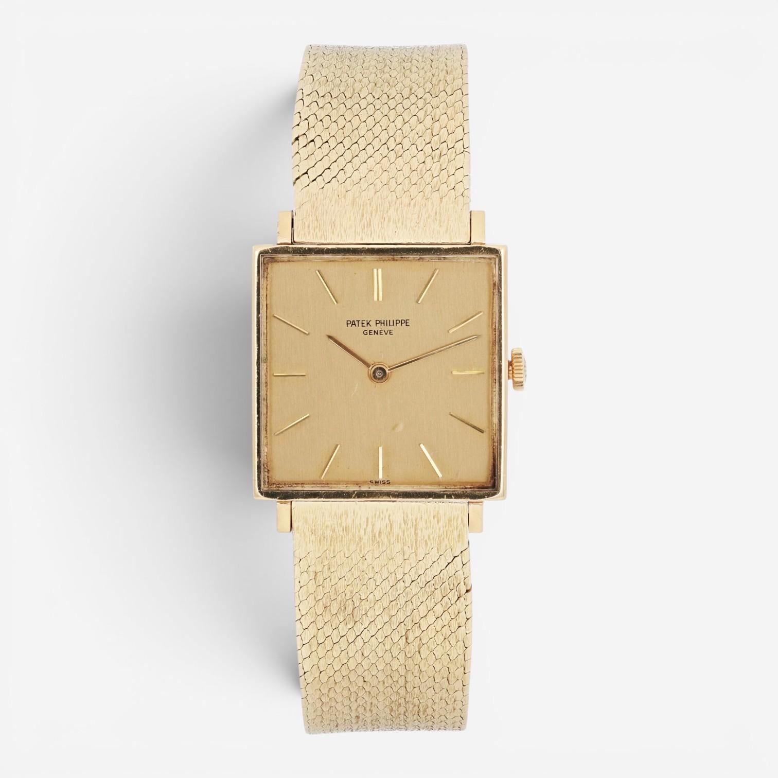 Patek Philippe Vintage Gondolo 18K Yellow Gold Manual Wind Unisex Watch 3430