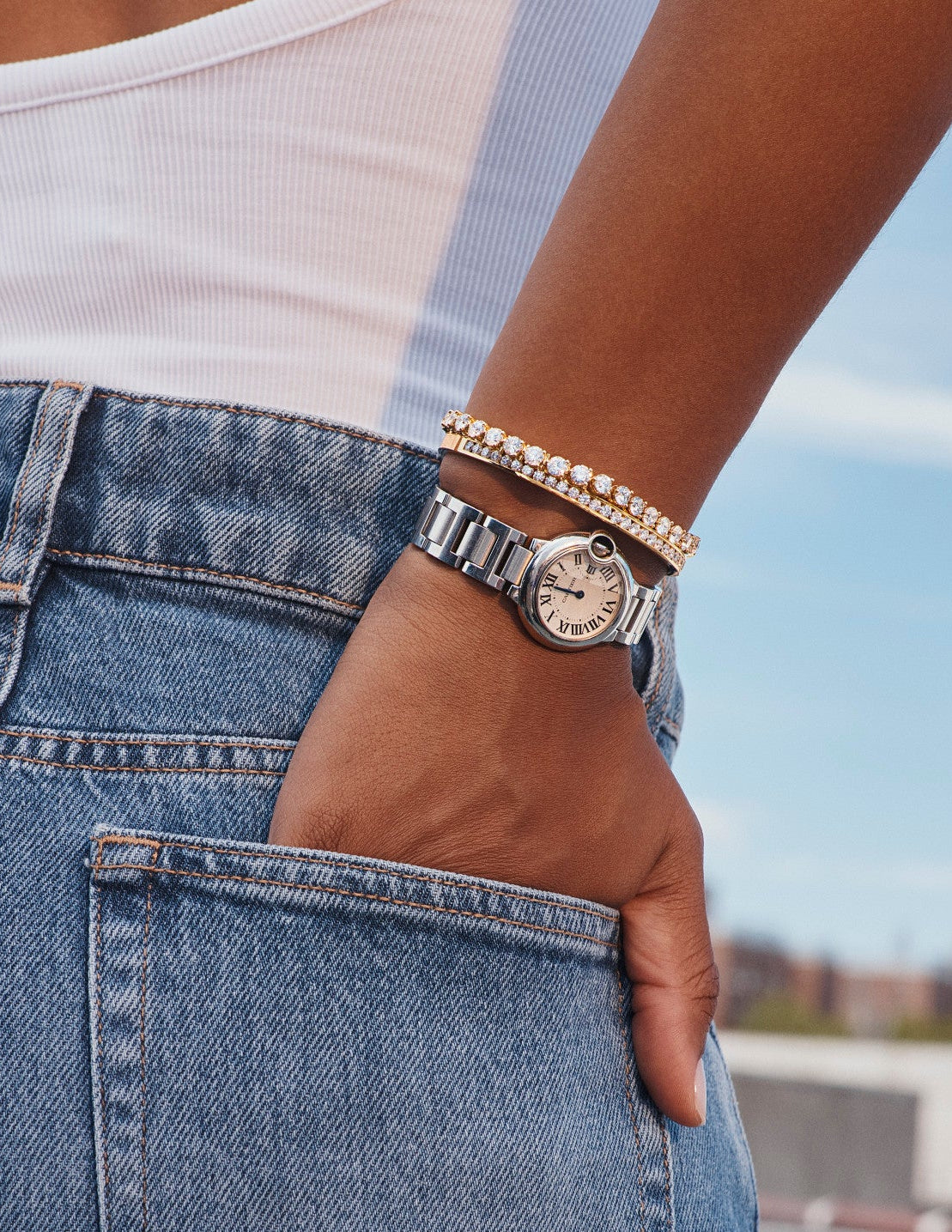 Cartier Ballon Bleu Stainless Steel Quartz Ladies Watch W69011Z4 — view 2