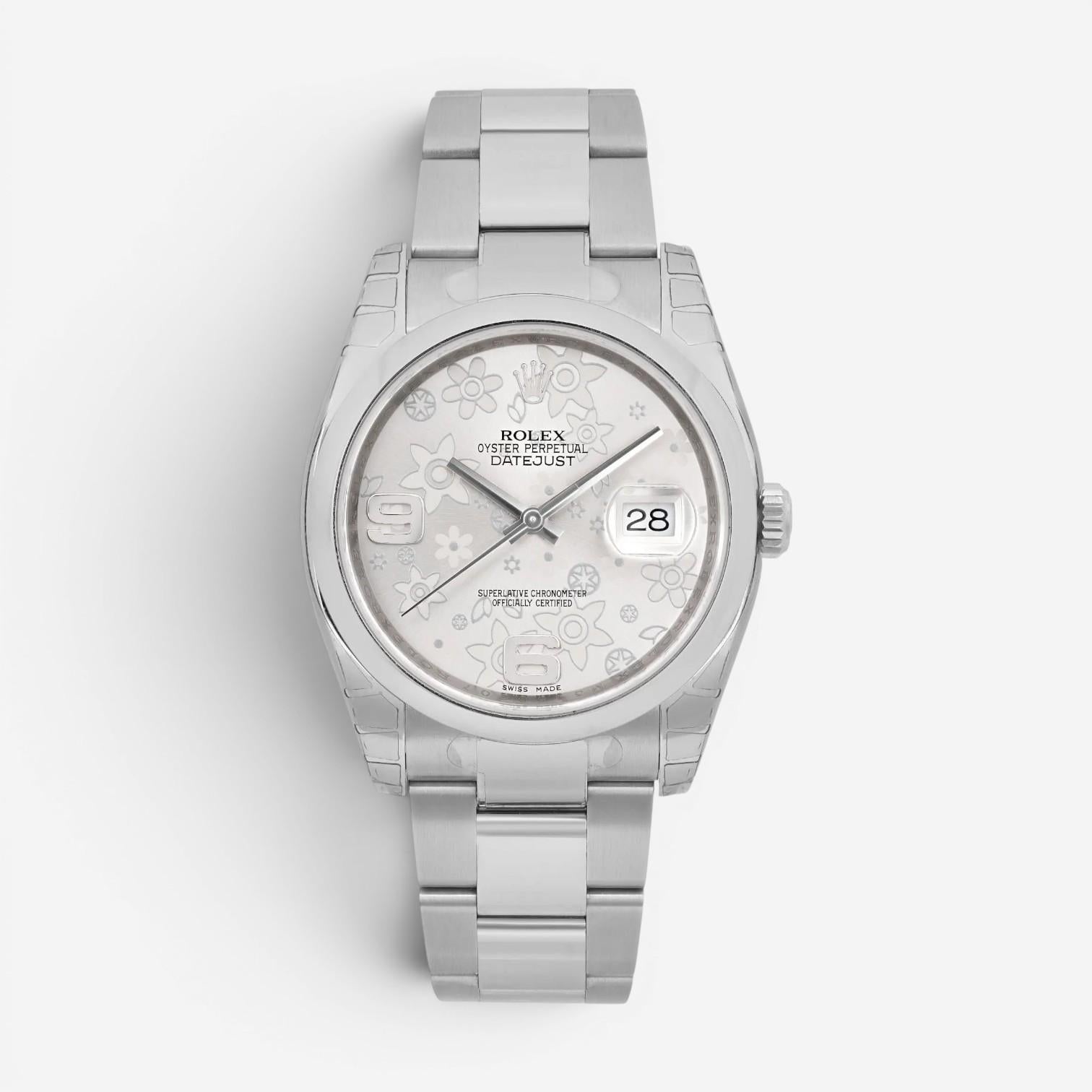 Rolex Datejust Stainless Steel Automatic Ladies Watch 116200