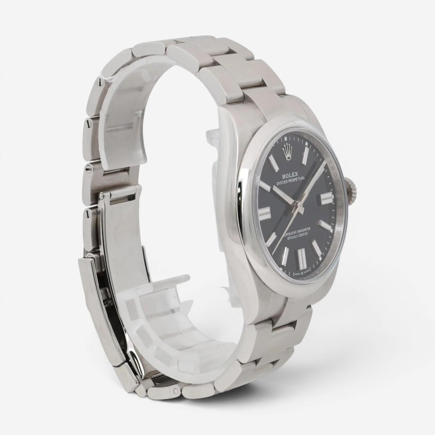 Rolex Oyster Perpetual Stainless Steel Automatic Men's Watch 134300 — view 3