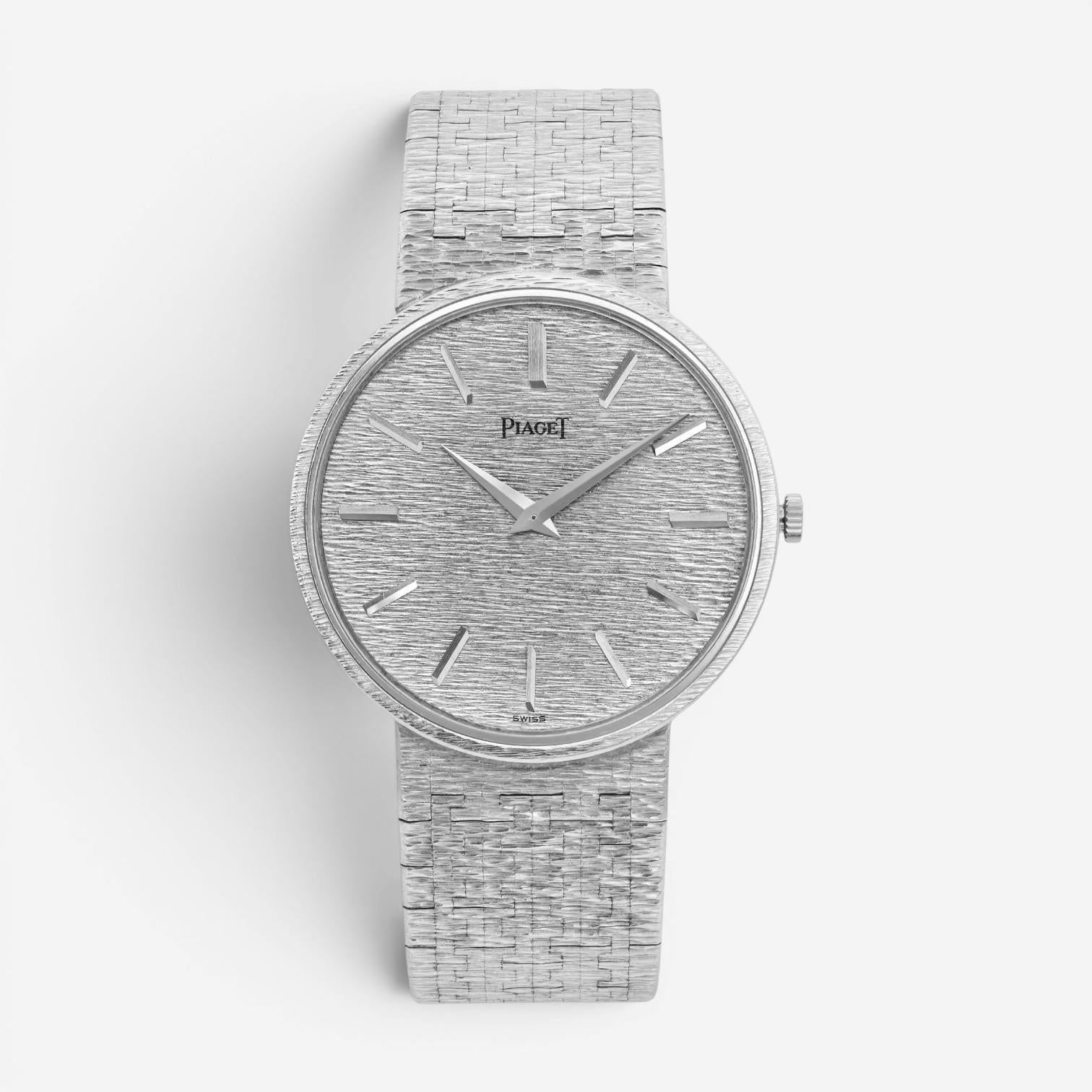 Piaget Classic 18K White Gold Manual Wind Unisex Watch 9643A6