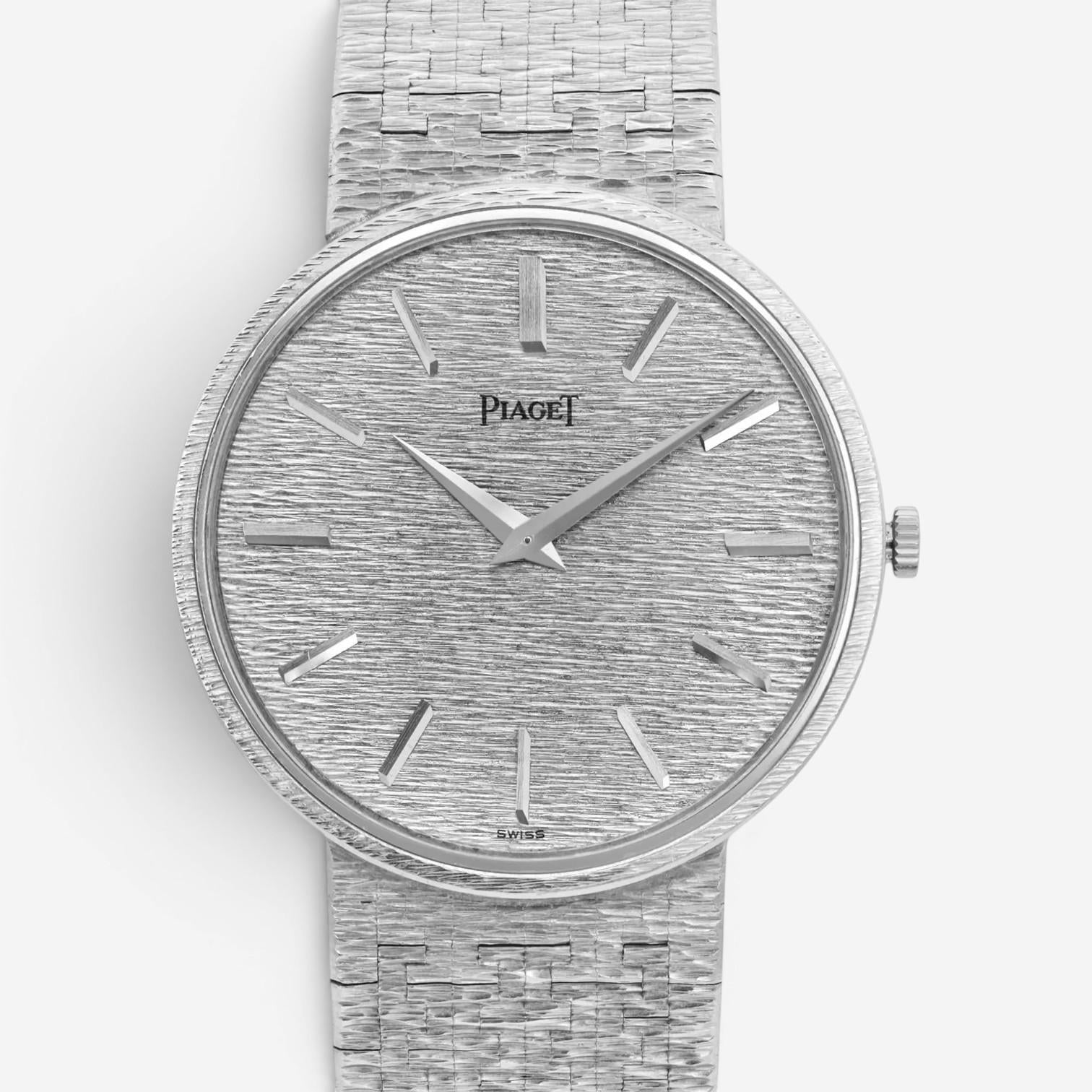 Piaget Classic 18K White Gold Manual Wind Unisex Watch 9643A6 — view 2