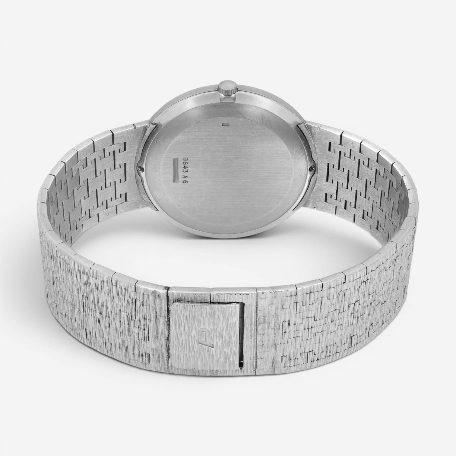 Piaget Classic 18K White Gold Manual Wind Unisex Watch 9643A6 — view 5