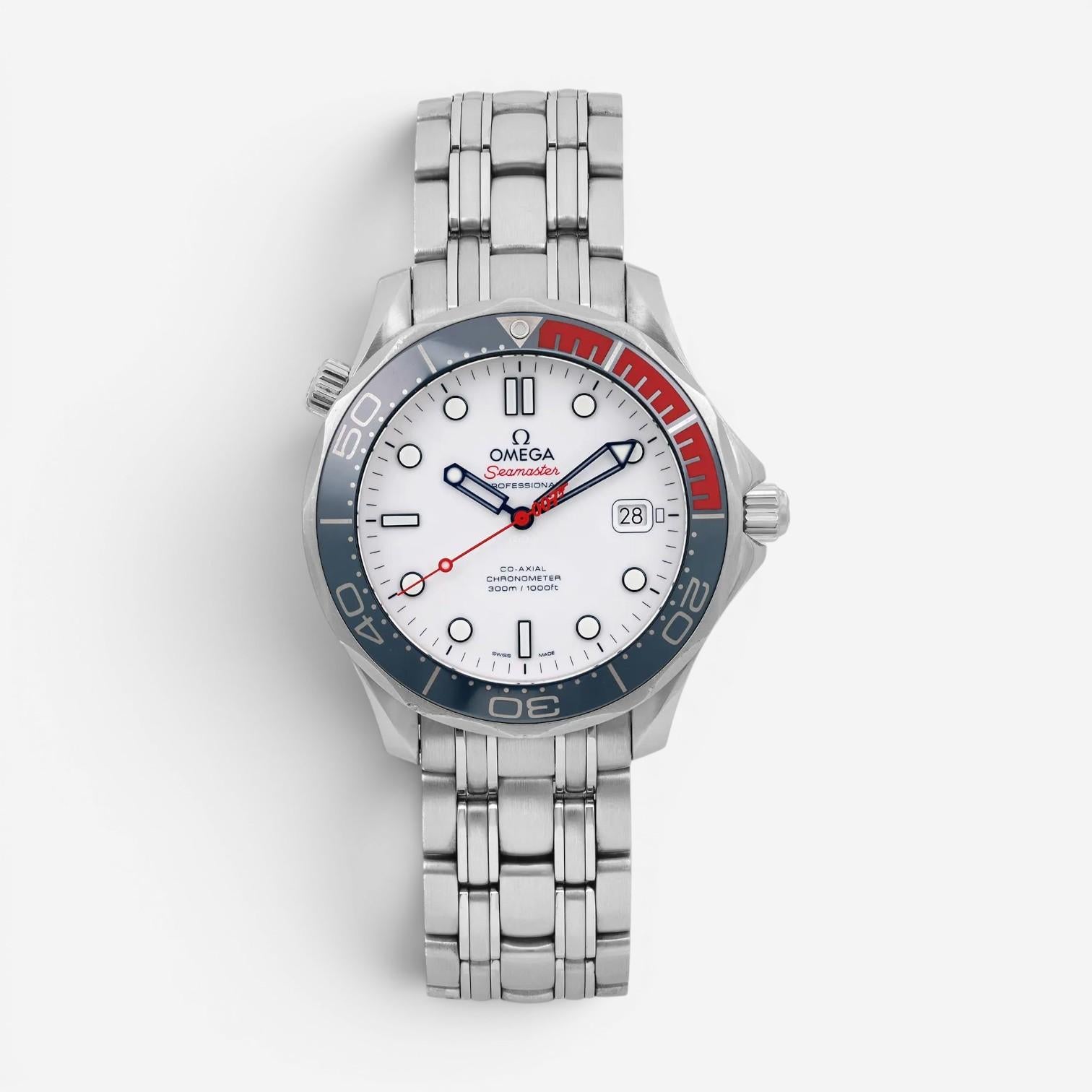 Omega Seamaster Diver Stainless Steel Automatic Men's Watch 212.32.41.20.04.00
