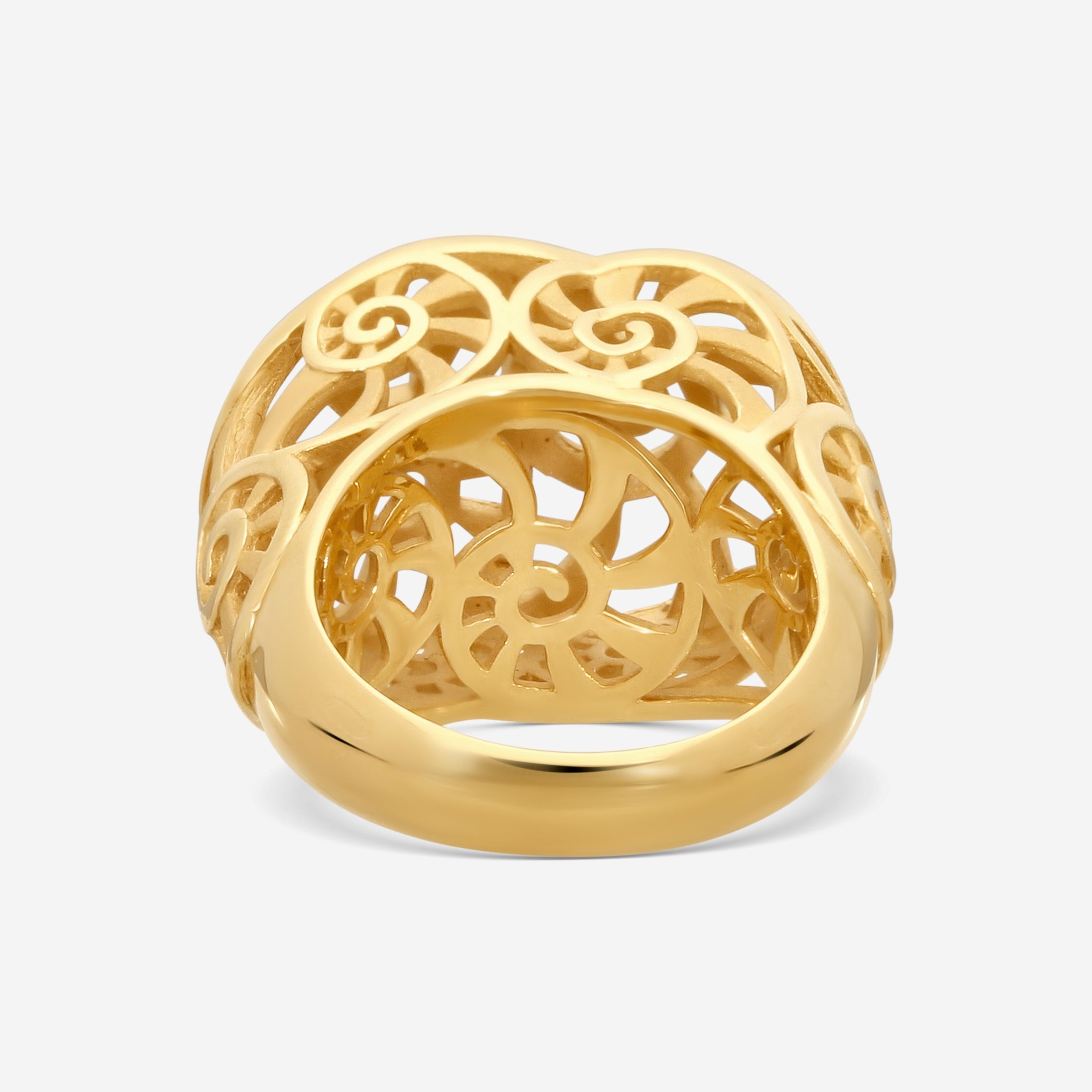 Carrera Y Carrera 18K Yellow Gold Statement Ring Sz. 7.75 DA12350-01 — view 3