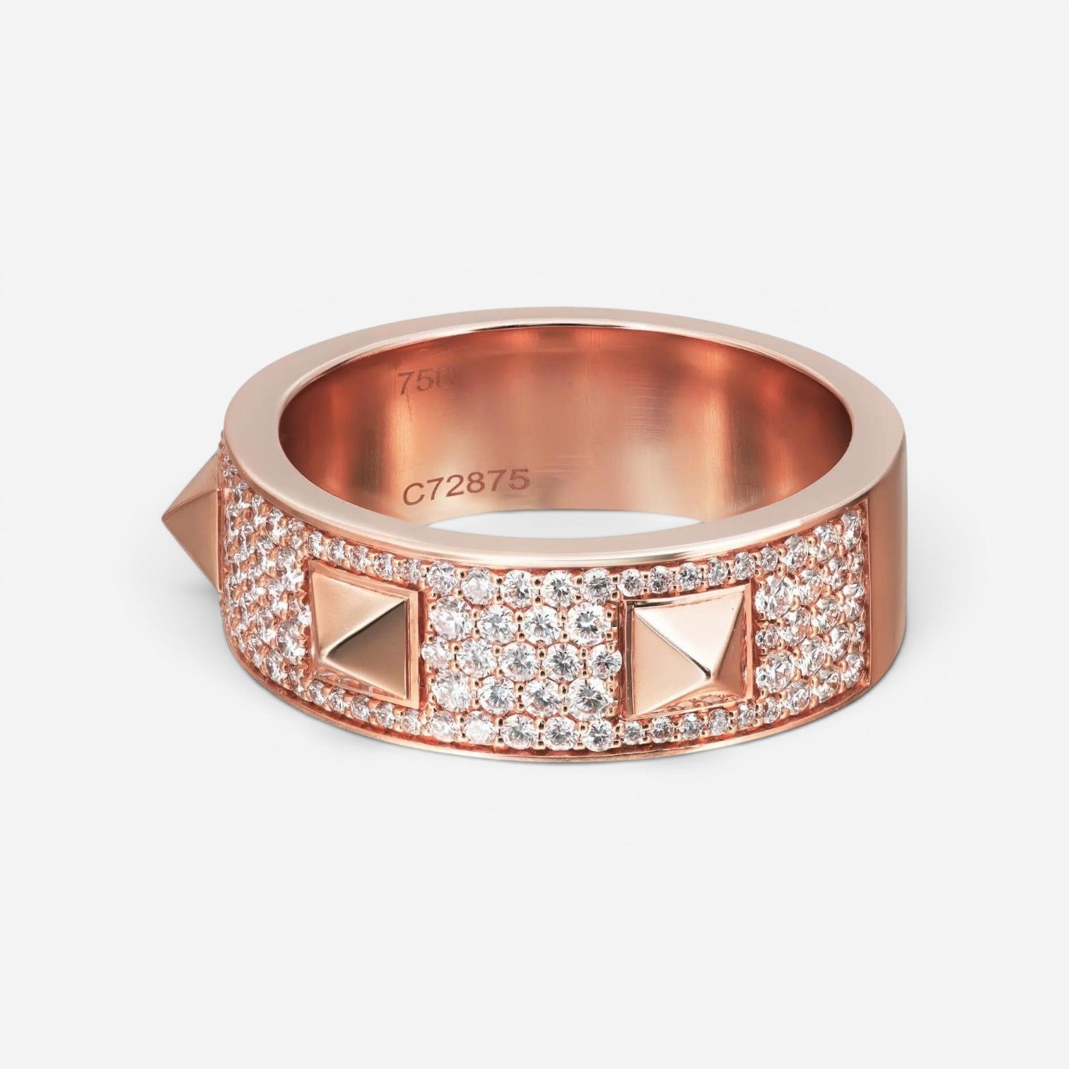 Messika Spiky 18K Rose Gold Diamond Band Ring Sz. 6.25 05437-PG-52 — view 4