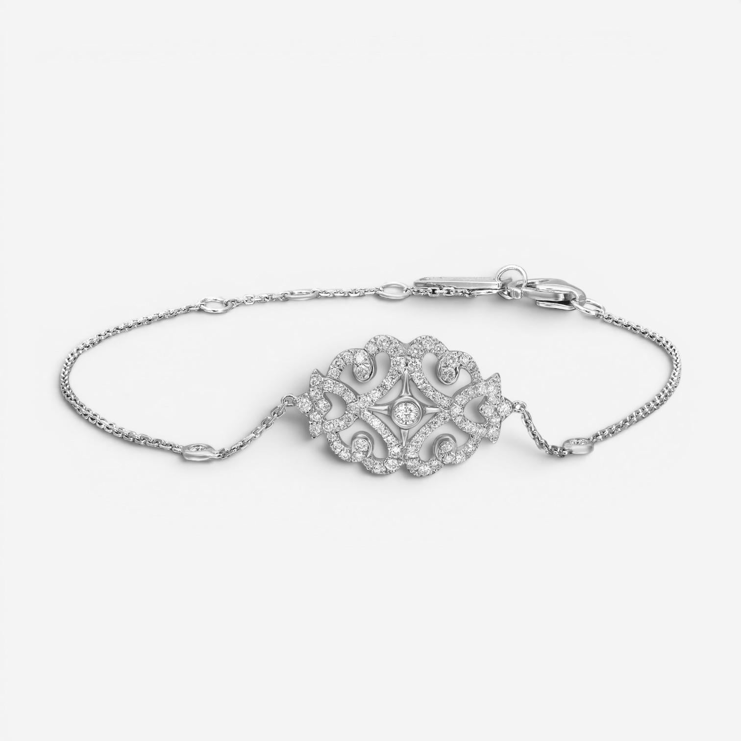 Messika Sultane 18K White Gold Diamond Bracelet 05253-WG