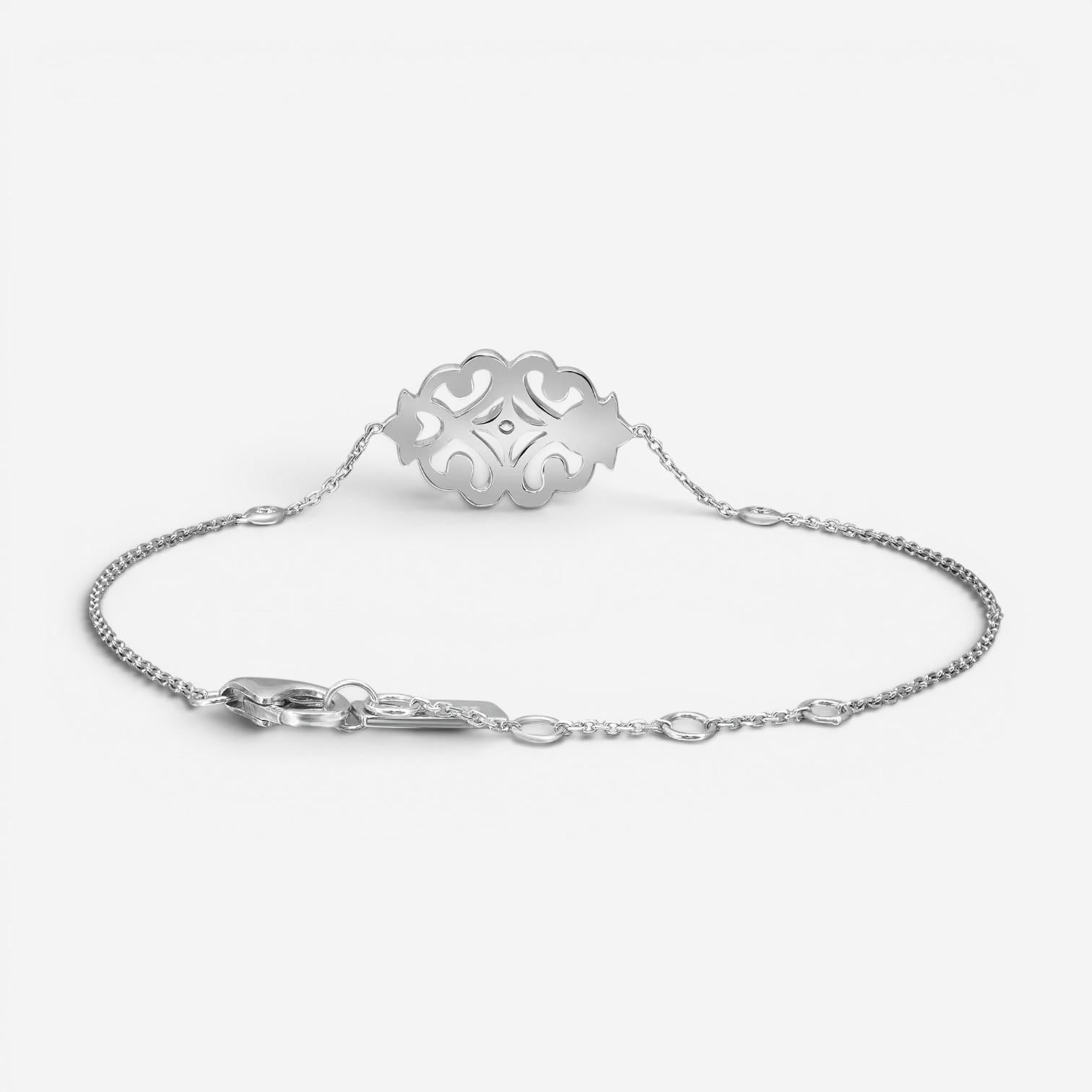 Messika Sultane 18K White Gold Diamond Bracelet 05253-WG — view 5
