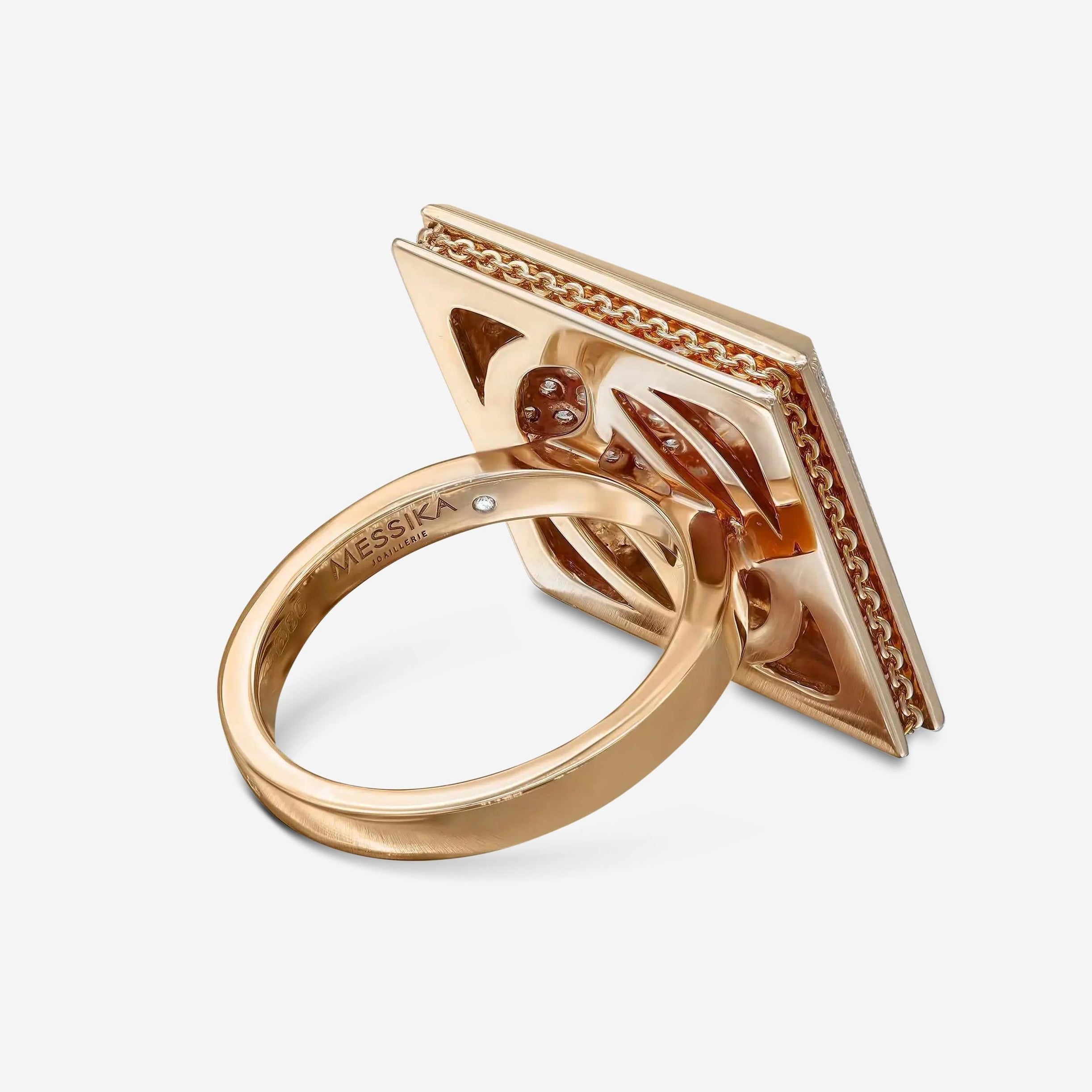 Messika Spiky 18K Rose Gold Diamond Cocktail Ring Sz. 6.5 05640-PG-53 — view 5