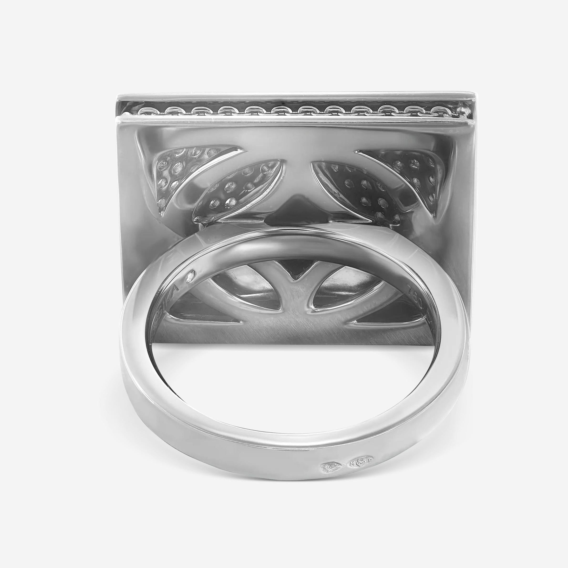 Messika Spiky 18K Blackened White Gold Diamond Cocktail Ring Sz. 6.5 05640-BG-53 — view 5