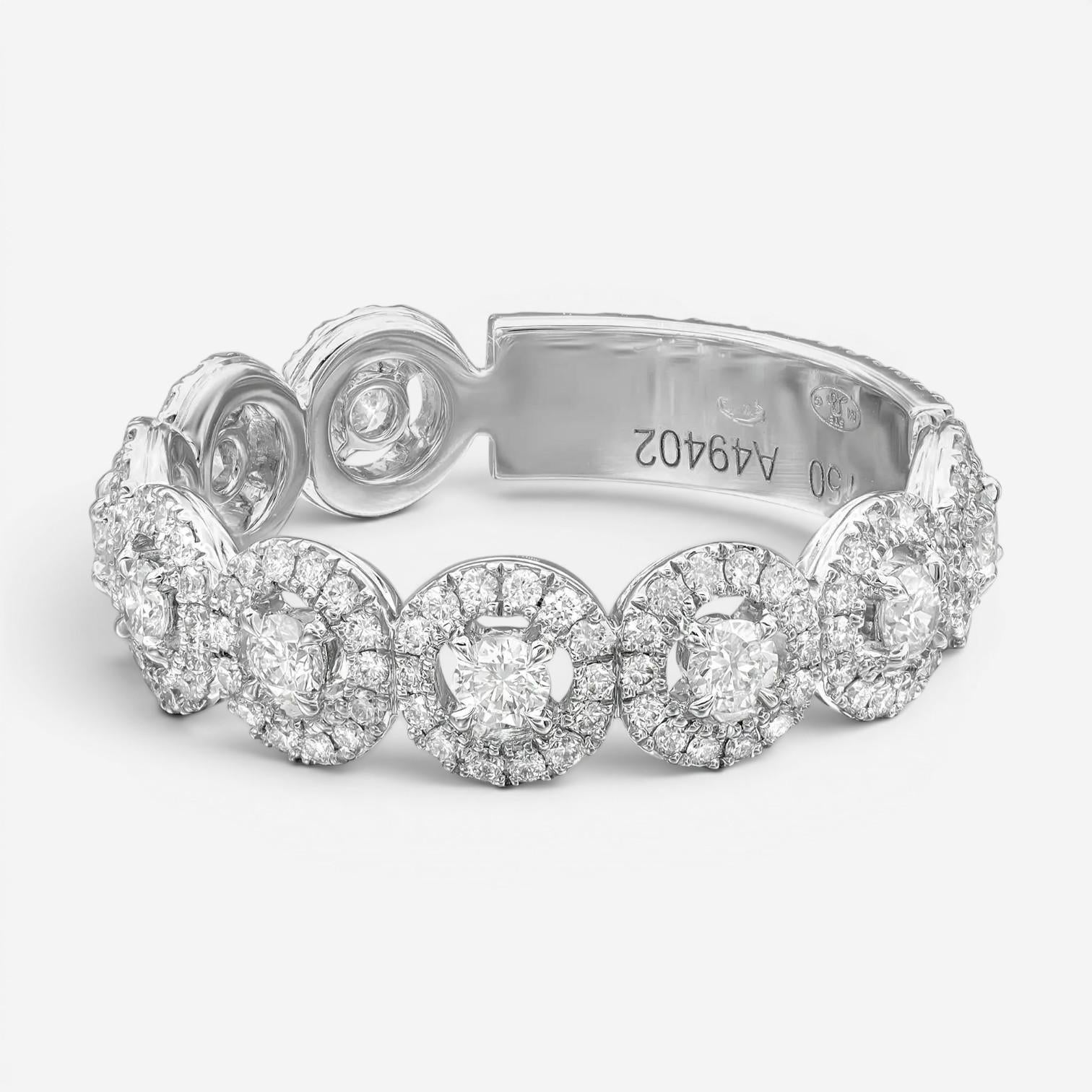 Messika All Joy 18K White Gold Diamond Band Ring 05495-WG-53 — view 4