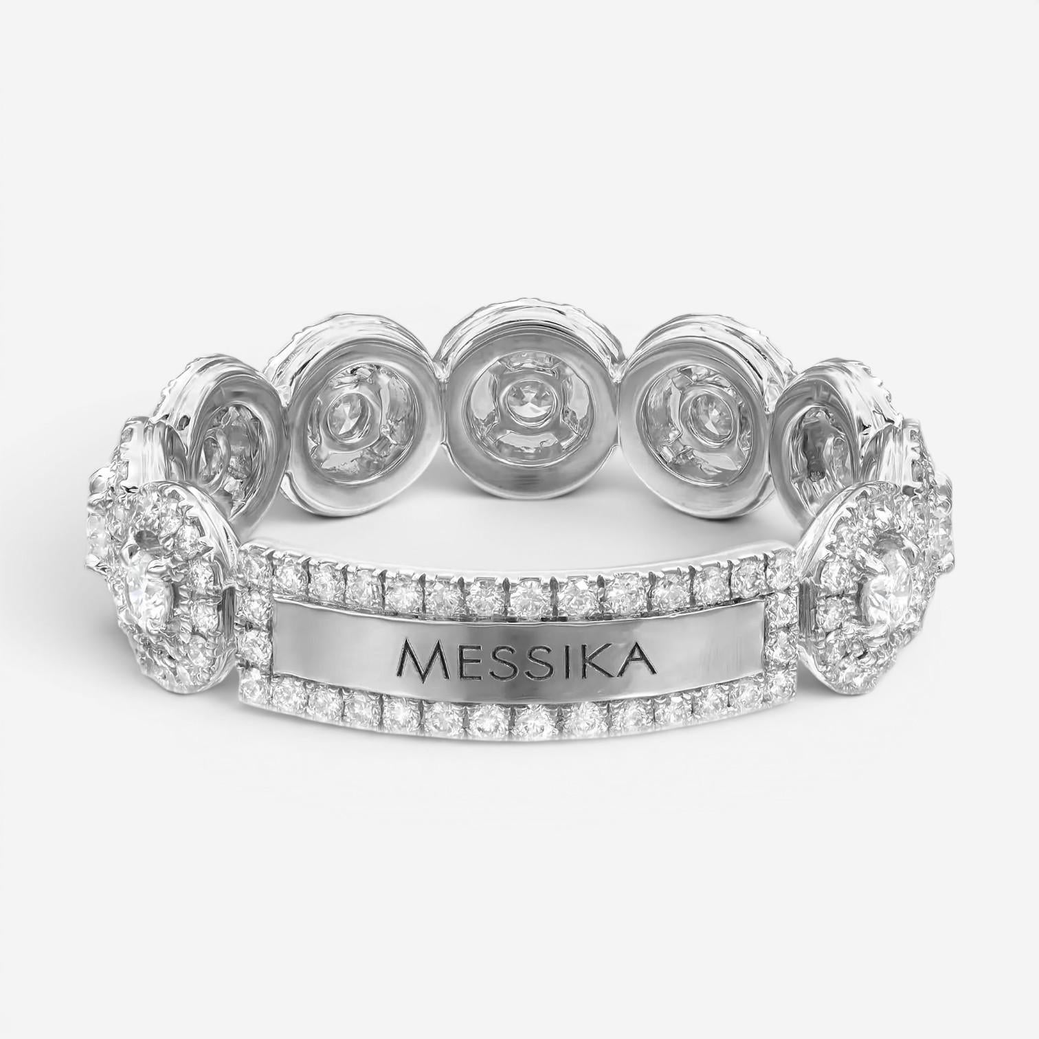 Messika All Joy 18K White Gold Diamond Band Ring 05495-WG-53 — view 5