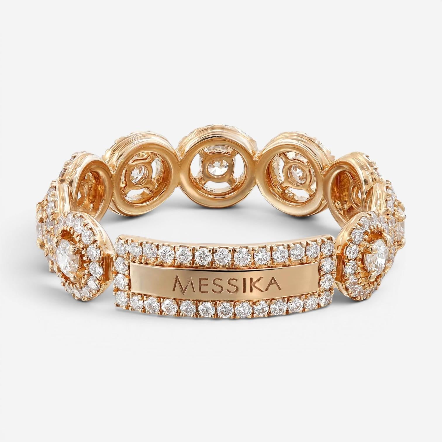 Messika All Joy 18K Rose Gold Diamond Band Ring Sz. 7.25 05495-PG-55 — view 5