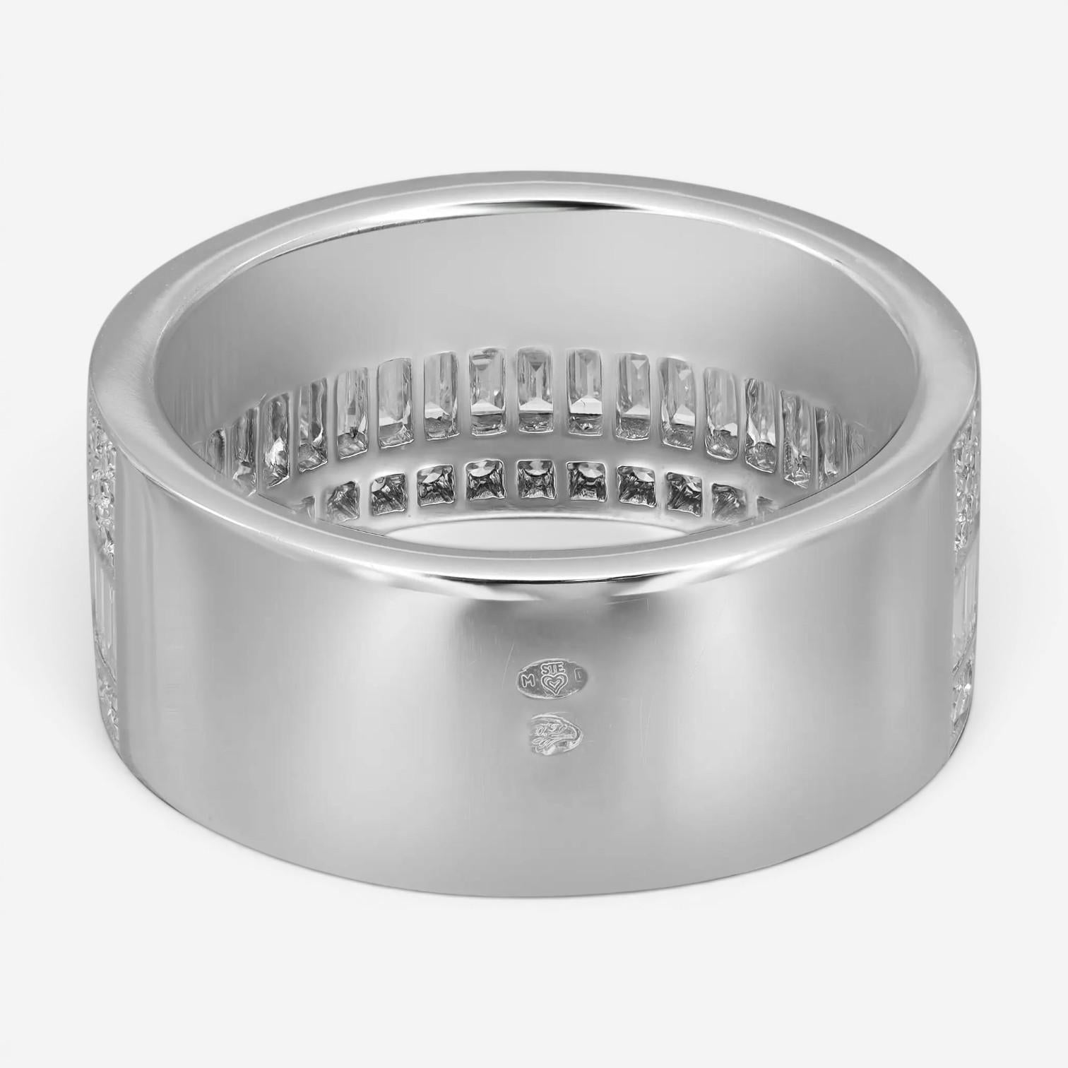 Messika Liz 18K White Gold Diamond Band Ring Sz. 6.25 05899-WG-52 — view 5